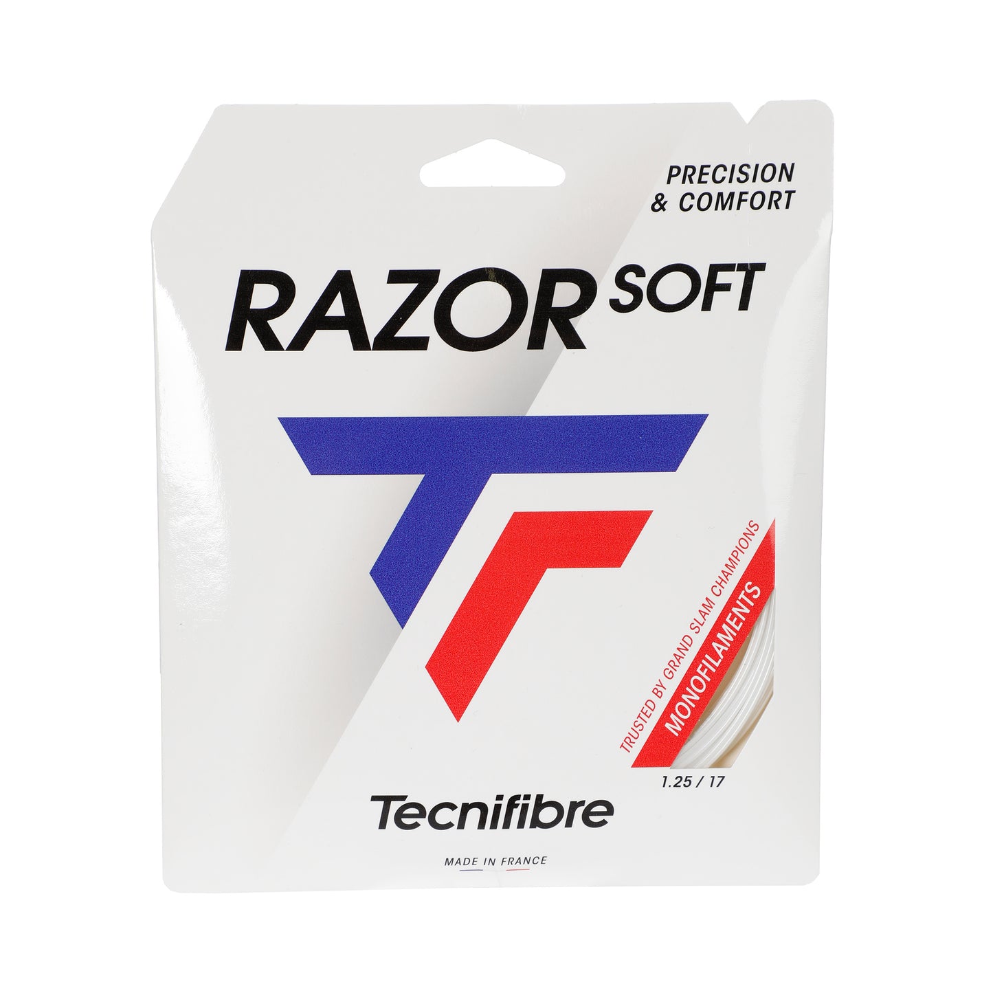 Tecnifibre Razor Soft 12m Strengesæt-Hvid Tecnifibre Razor Soft 12m Strengesæt-Hvid