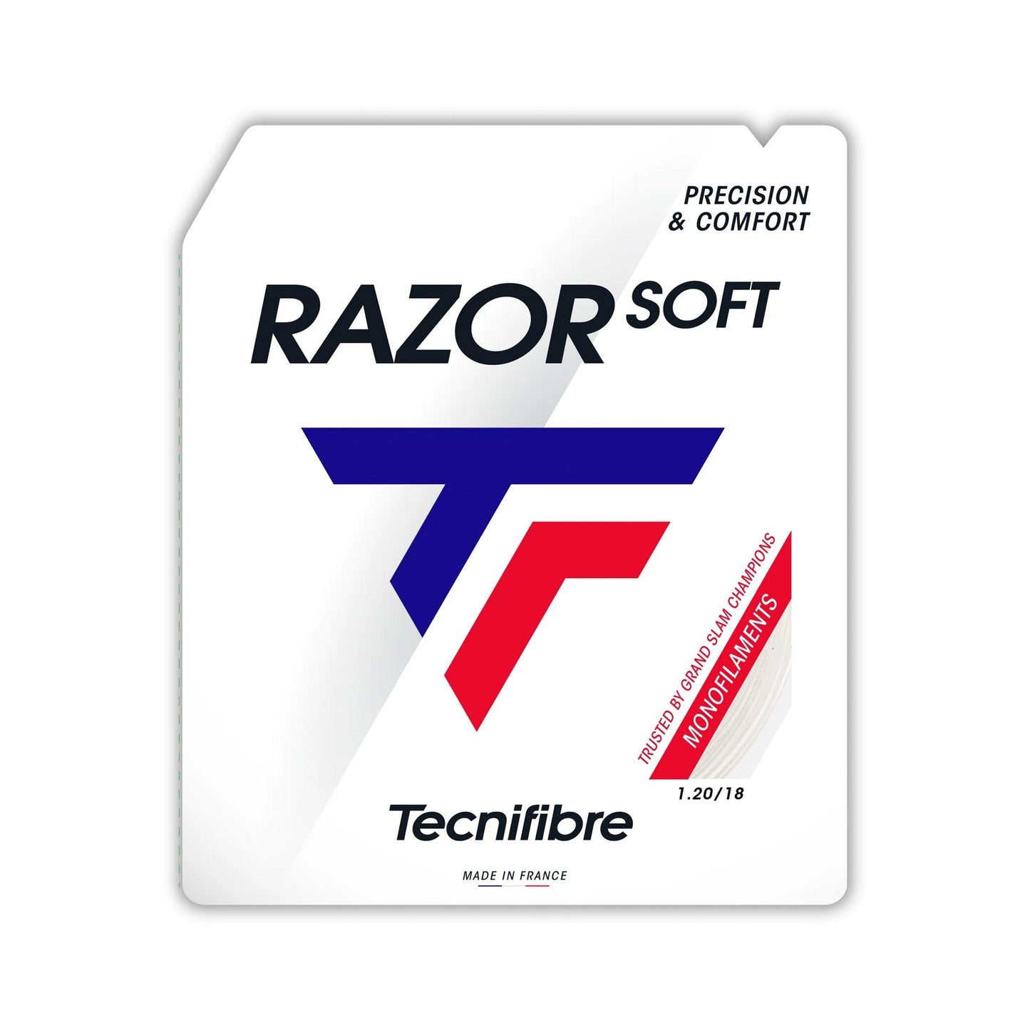 Tecnifibre Razor Soft 12m Strengesæt-Hvid Tecnifibre Razor Soft 12m Strengesæt-Hvid