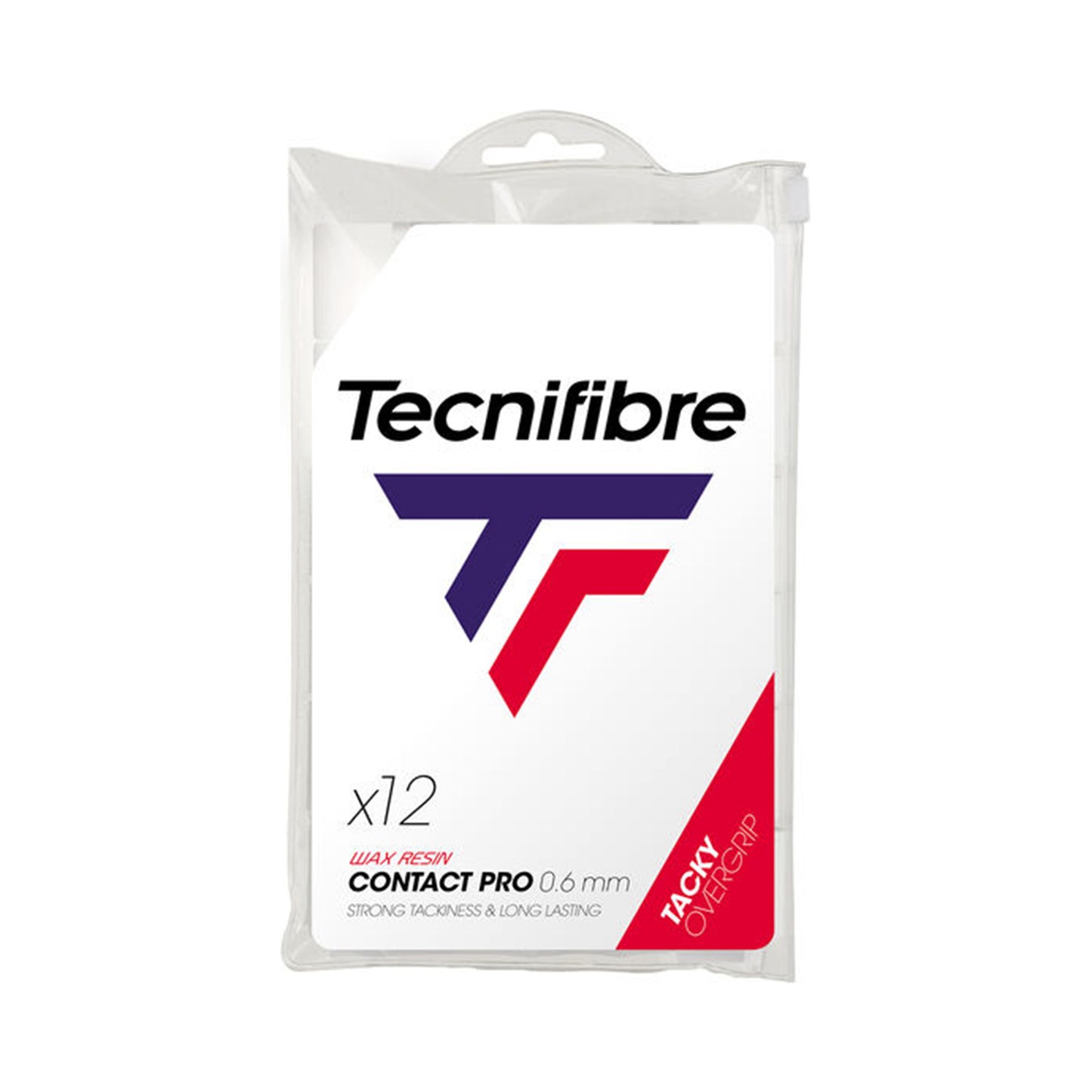 Tecnifibre Pro Contact Pakke Med 12-Hvid Tecnifibre Pro Contact Pakke Med 12-Hvid