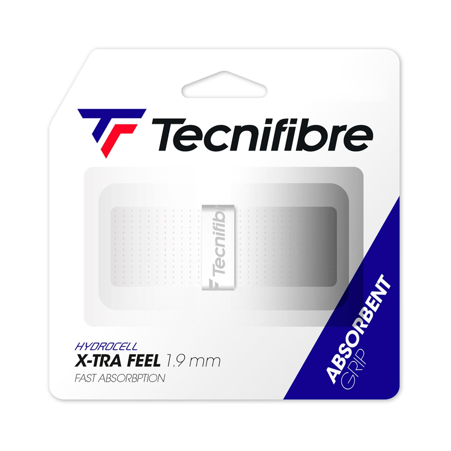 Tecnifibre X-Tra Feel ATP Pakke med 1 - hvid Tecnifibre X-Tra Feel ATP Pakke med 1 - hvid