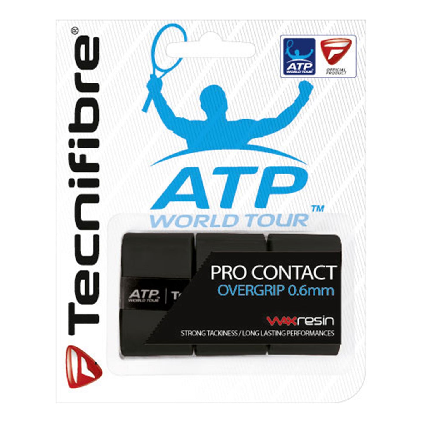 Tecnifibre Contact Pro 3er Pakke med 3 - sort Tecnifibre Contact Pro 3er Pakke med 3 - sort