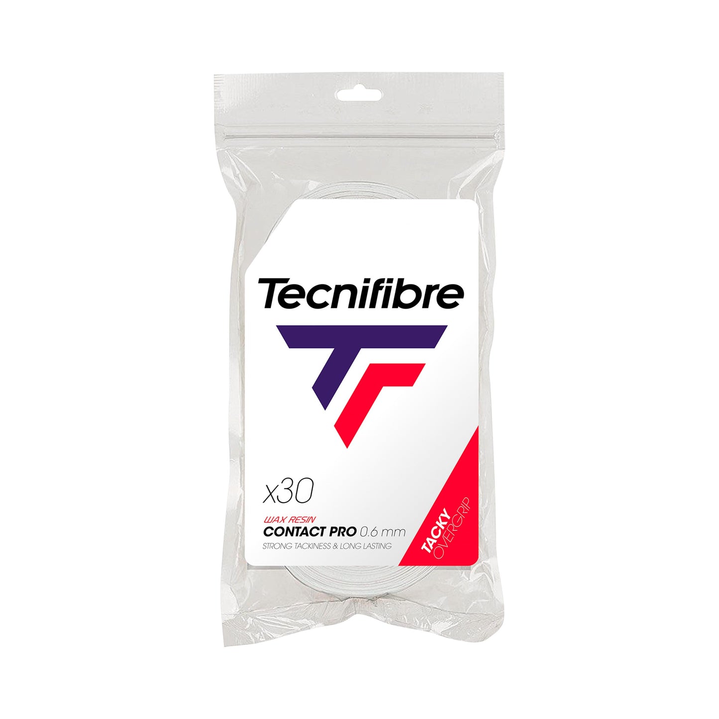 Tecnifibre Contact Pro Pakke med 30 - hvid Tecnifibre Contact Pro Pakke med 30 - hvid