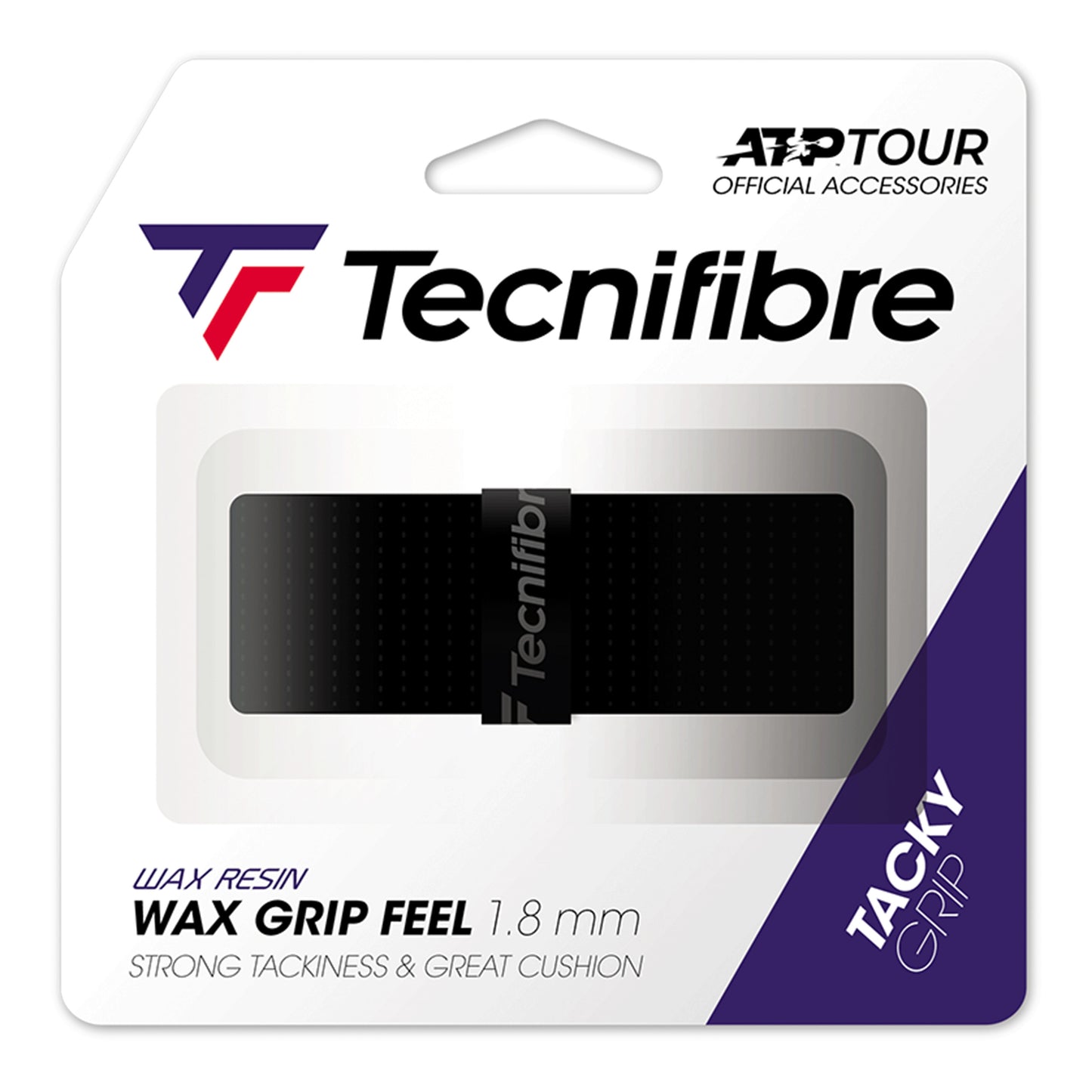 Tecnifibre Wax Feel Grip Pakke med 1-sort Tecnifibre Wax Feel Grip Pakke med 1-sort