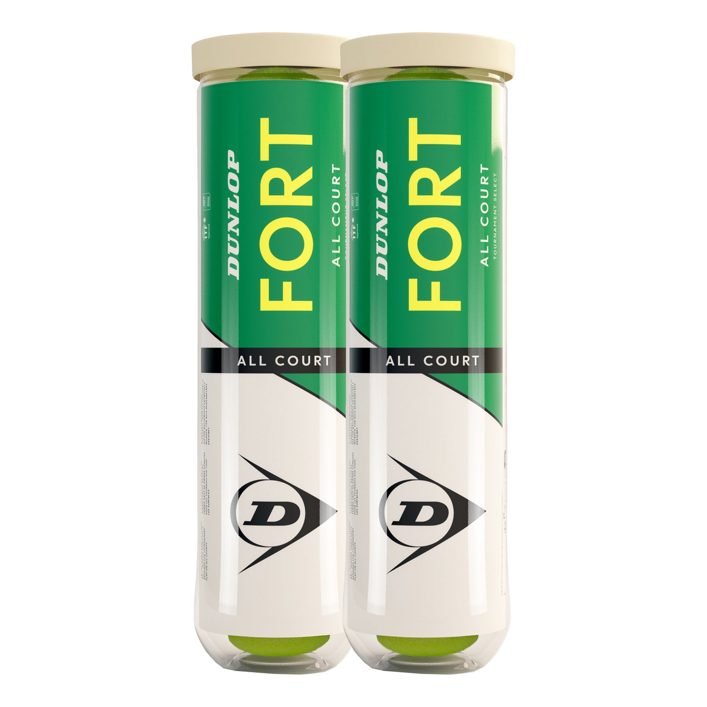 Dunlop Fort All Court 2x Dåse Med 4 Dunlop Fort All Court 2x Dåse Med 4
