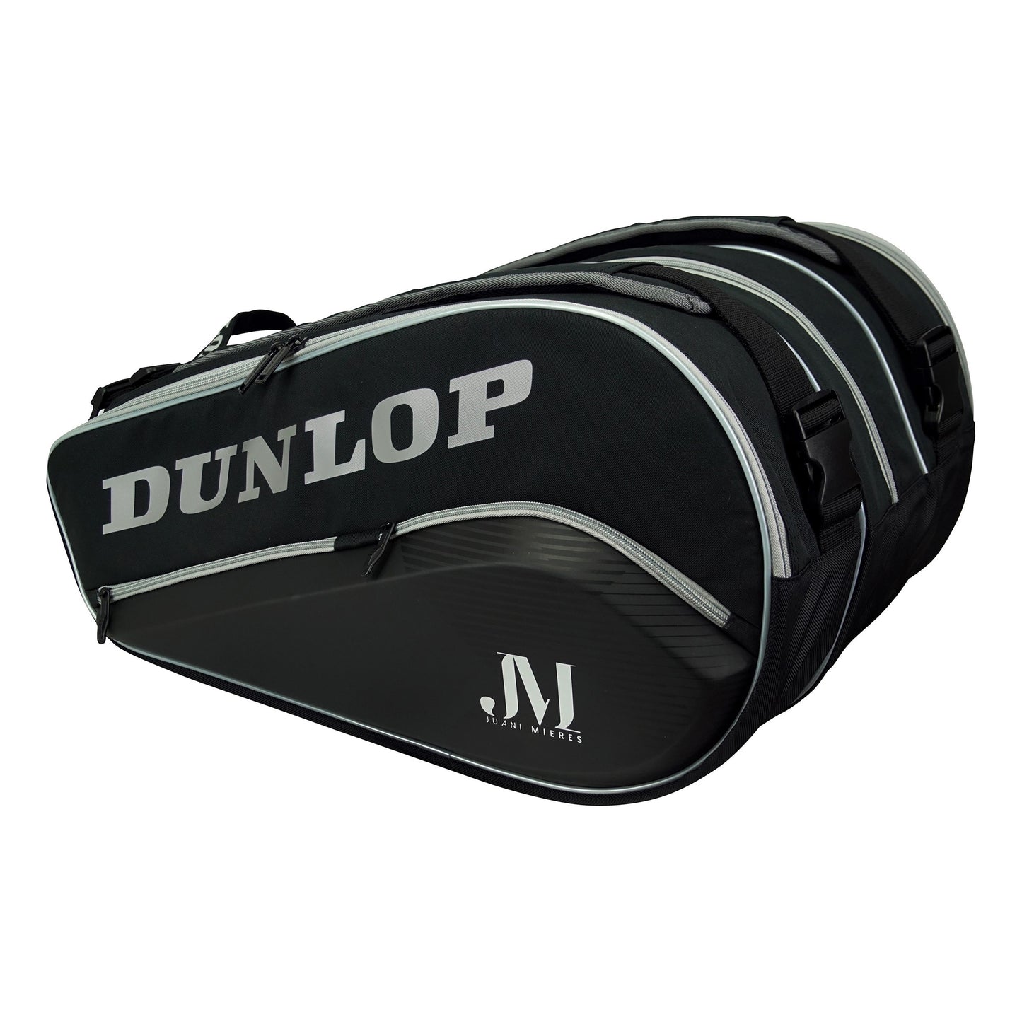 Dunlop Elite Thermo (Mieres) Padelketchertaske-Sort,Sølv Dunlop Elite Thermo (Mieres) Padelketchertaske-Sort,Sølv