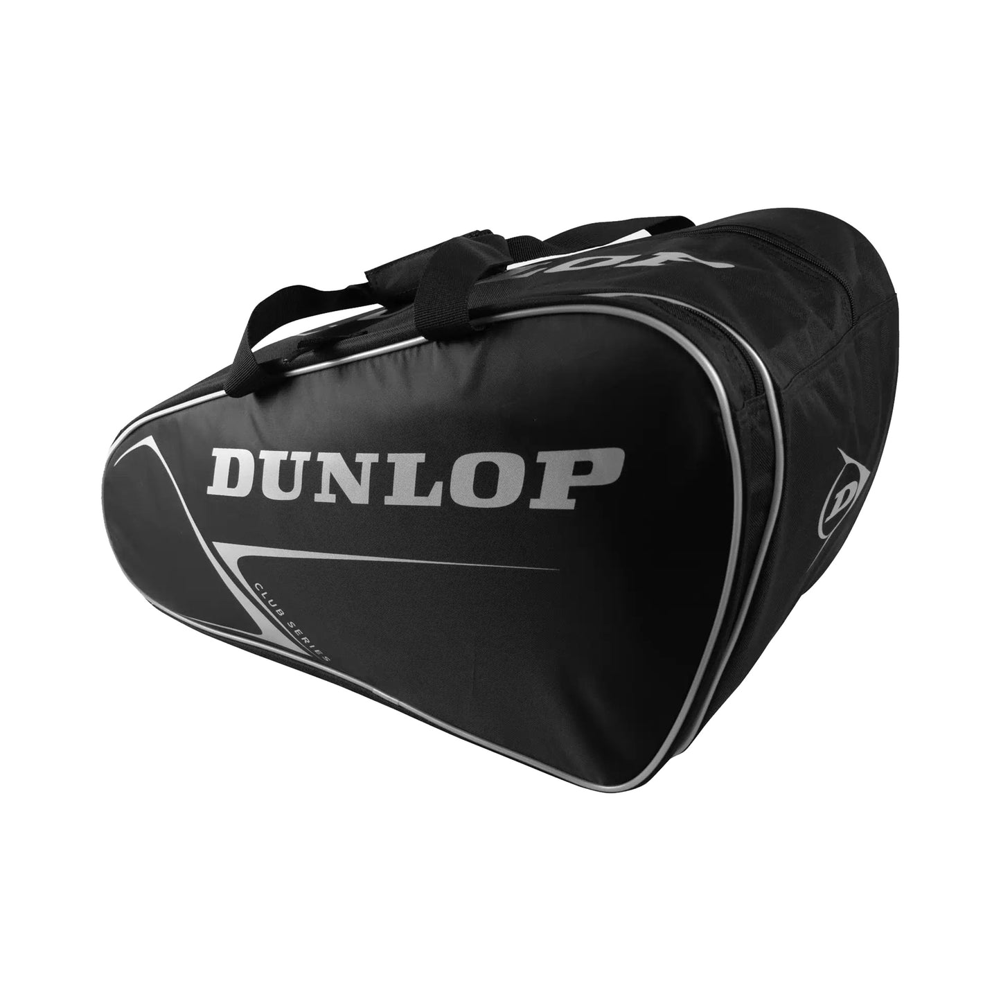 Dunlop Club Padelketchertaske-Sort,Sølv Dunlop Club Padelketchertaske-Sort,Sølv