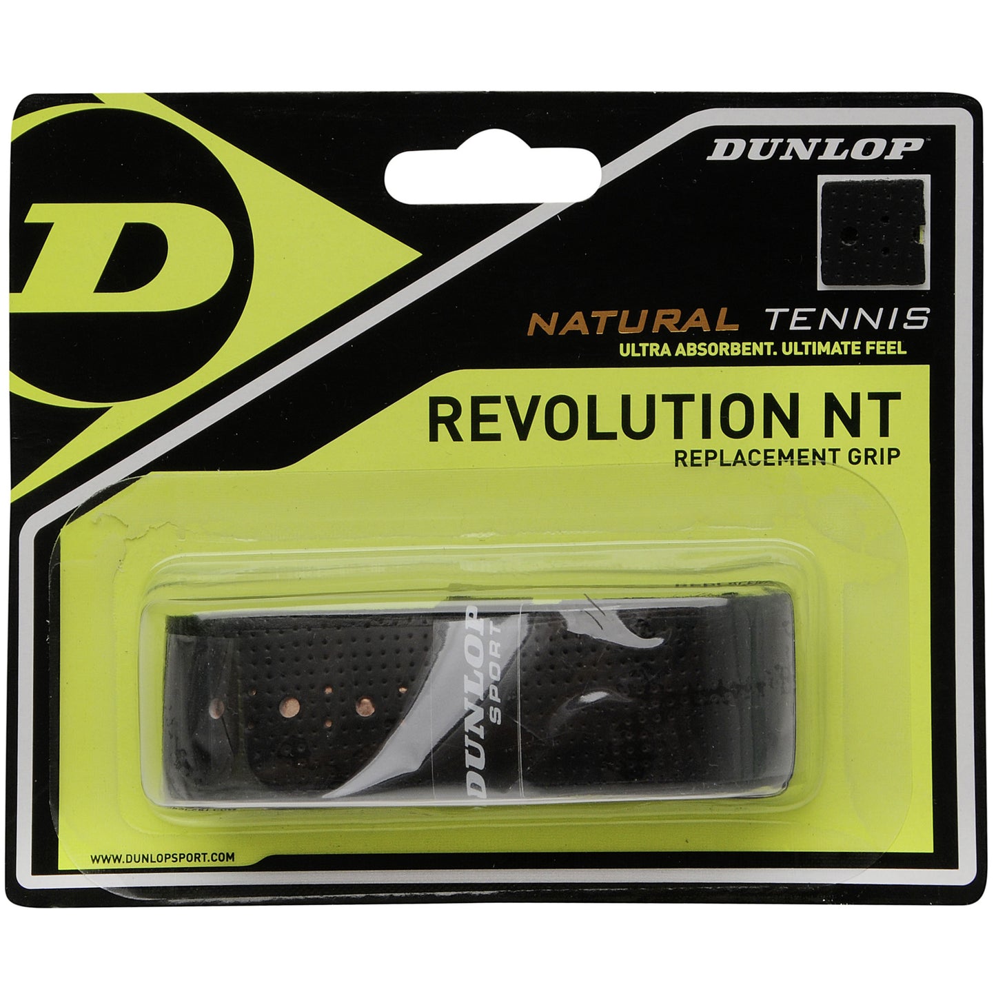 Dunlop Revolution NT Replacement Grip Pakke med 1-sort Dunlop Revolution NT Replacement Grip Pakke med 1-sort