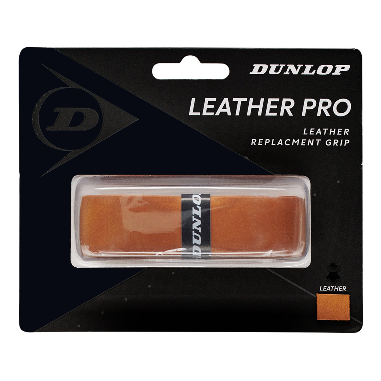 Dunlop Leather Pro Replacement Grip Pakke Med 1-Brun Dunlop Leather Pro Replacement Grip Pakke Med 1-Brun