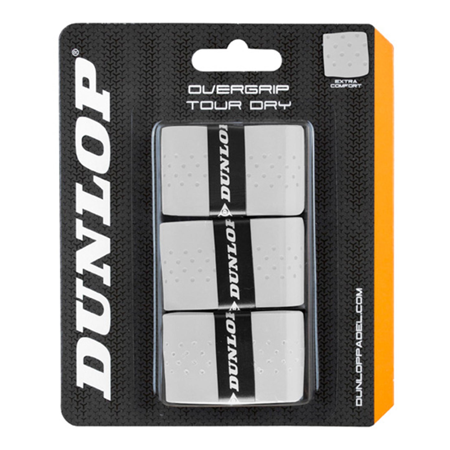 Dunlop Tour Dry Pakke med 3-hvid Dunlop Tour Dry Pakke med 3-hvid