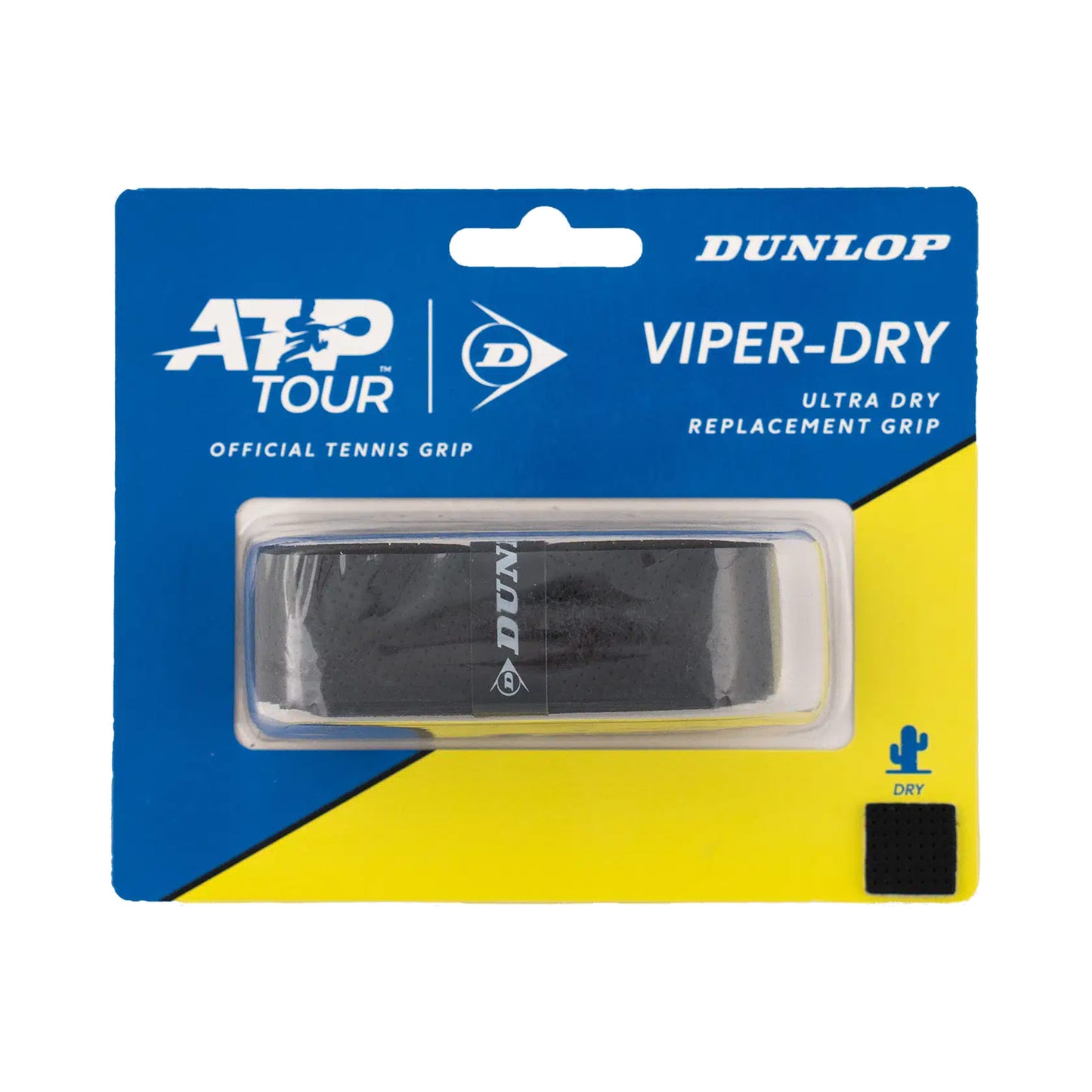 Dunlop ATP Viperdry Replacement Grip Pakke med 1 - sort Dunlop ATP Viperdry Replacement Grip Pakke med 1 - sort