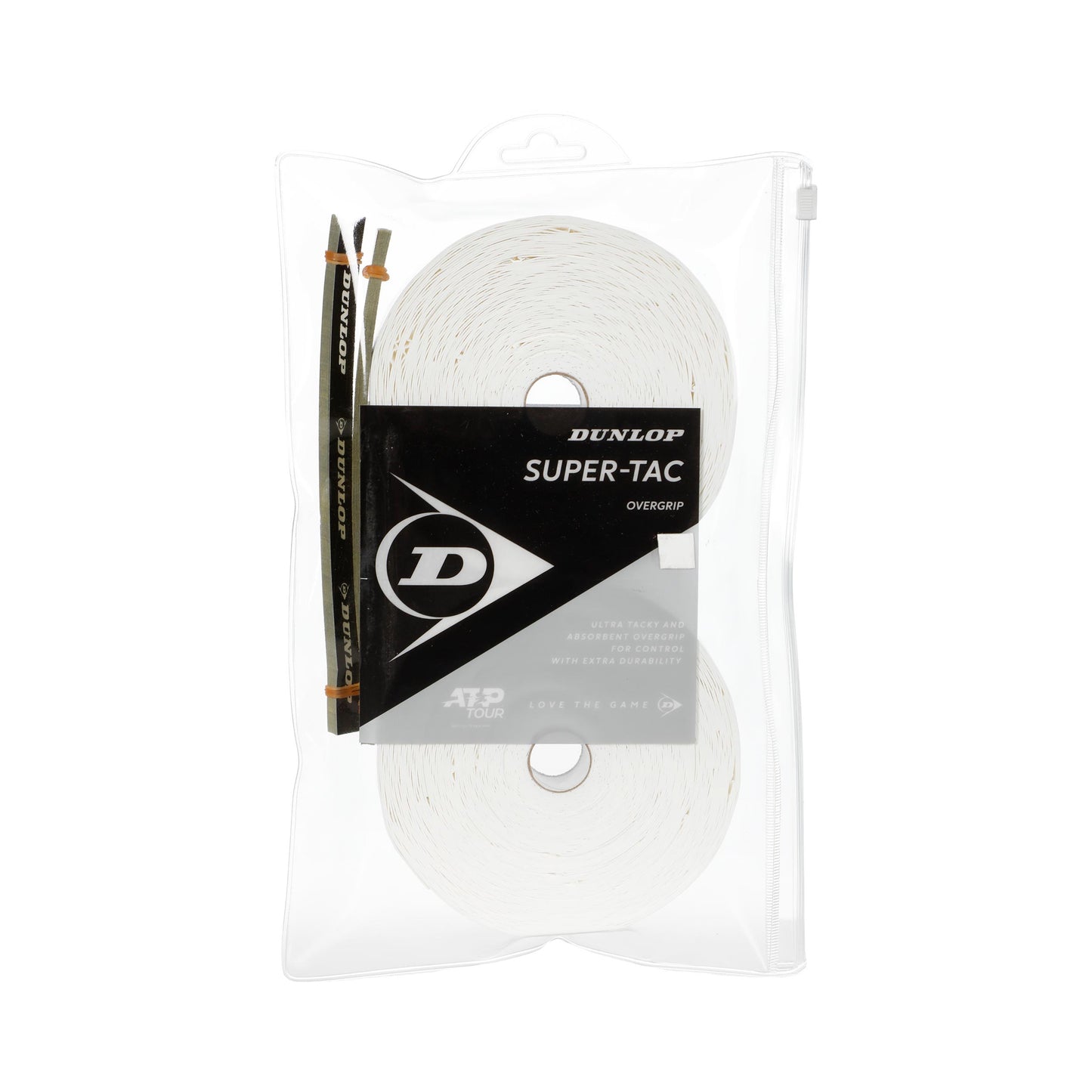 Dunlop Super Tac Pakke med 30 - hvid Dunlop Super Tac Pakke med 30 - hvid