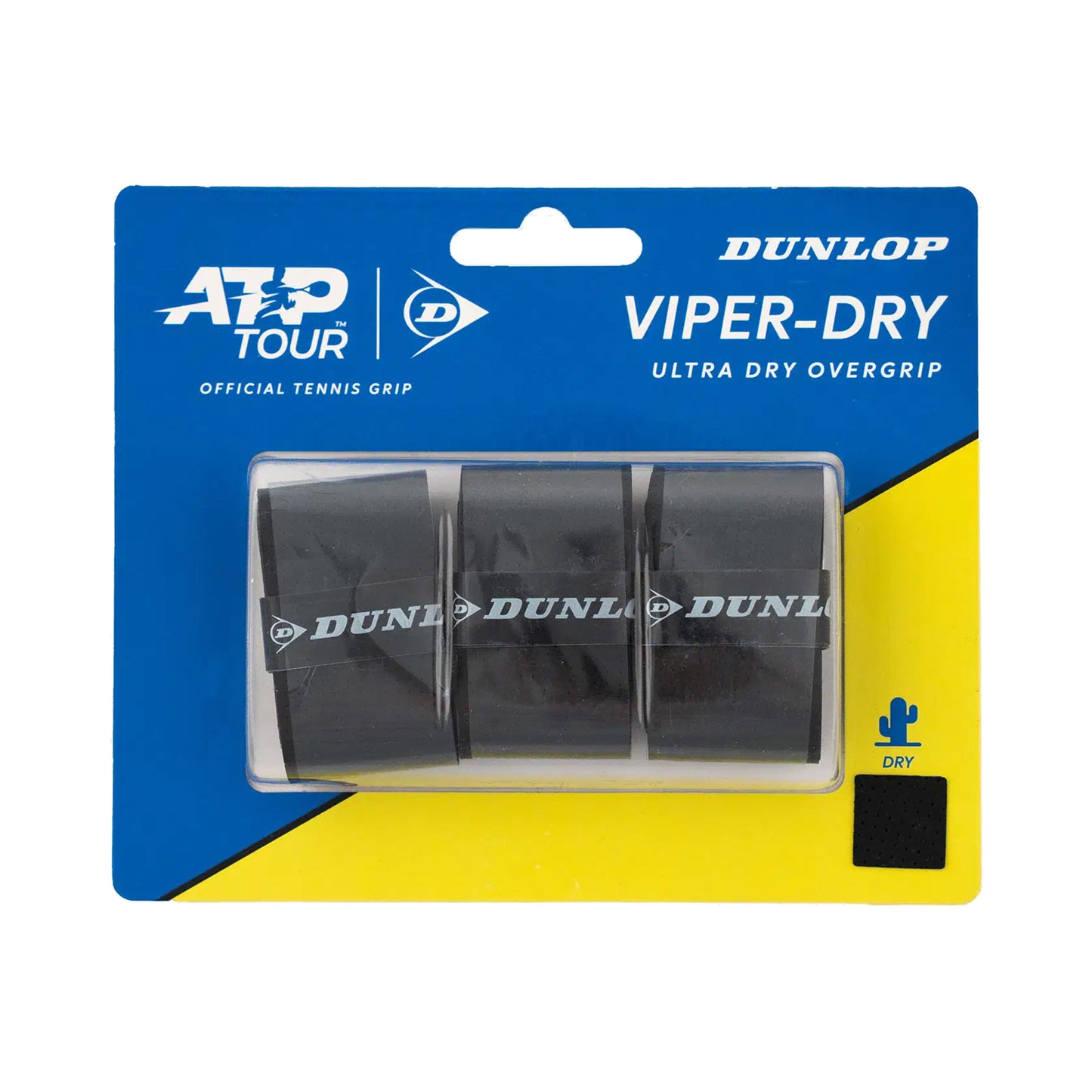 Dunlop ATP Viperdry Pakke med 3 - sort Dunlop ATP Viperdry Pakke med 3 - sort