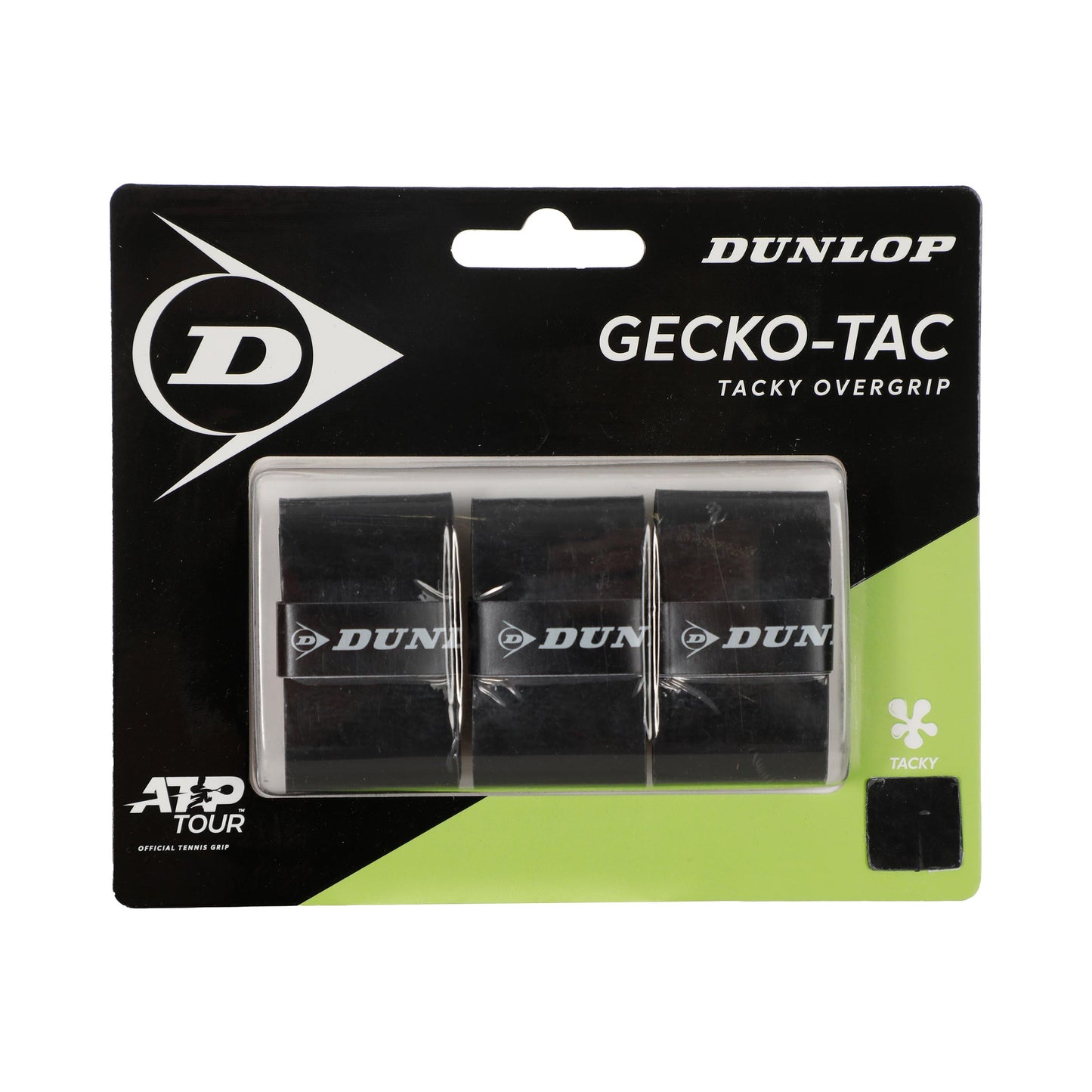 Dunlop Gecko-Tac Pakke med 3 - sort Dunlop Gecko-Tac Pakke med 3 - sort