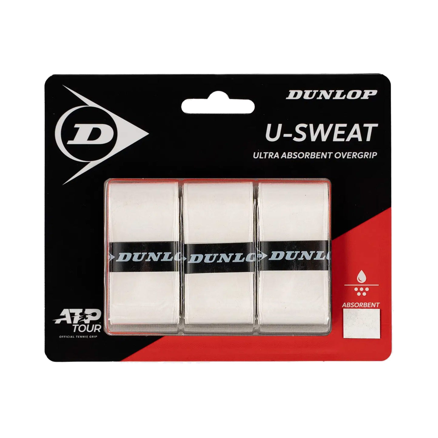 Dunlop U-Sweat Pakke med 3 - hvid Dunlop U-Sweat Pakke med 3 - hvid