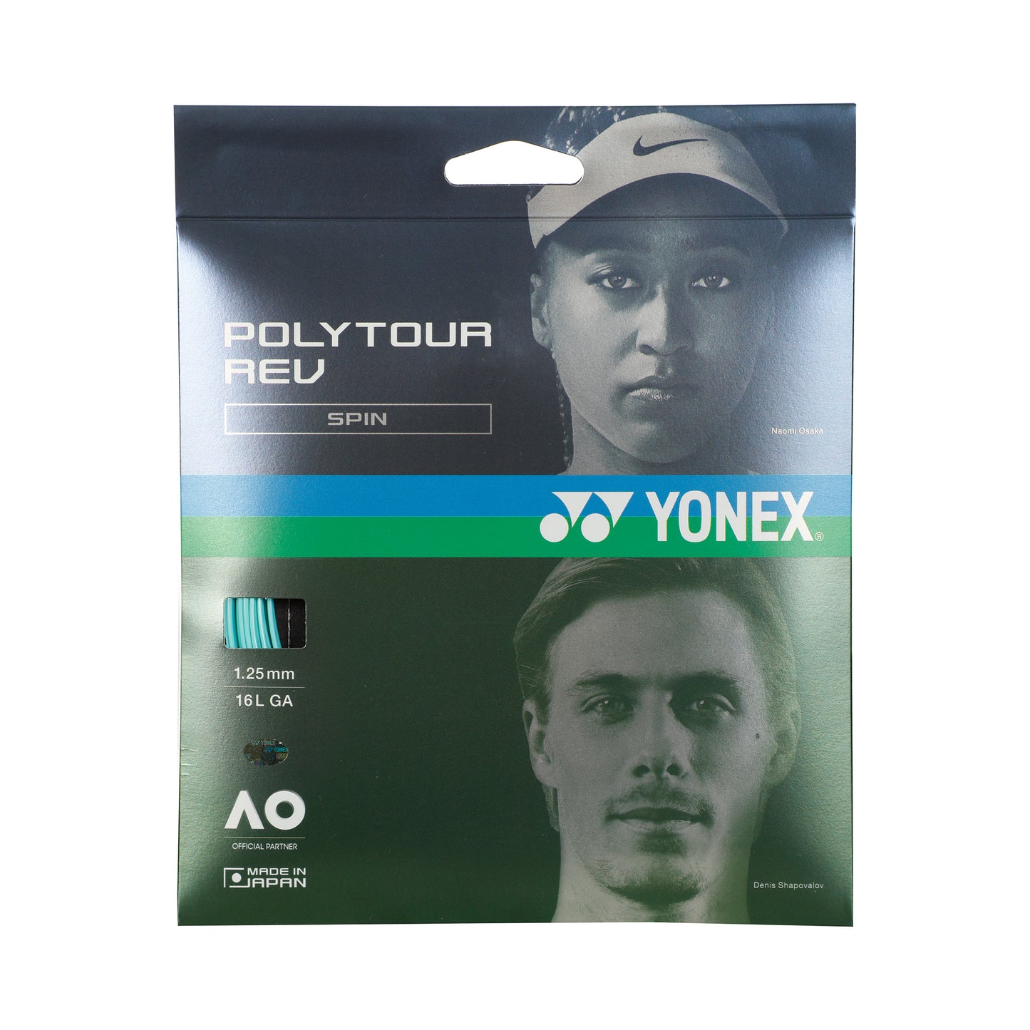 Yonex Poly Tour Rev Strengesæt 12m-Mint Yonex Poly Tour Rev Strengesæt 12m-Mint