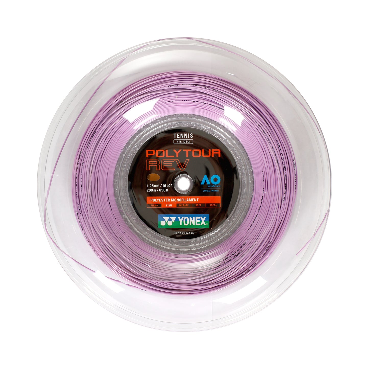 Yonex Poly Tour Rev Strenge,Rulle 200m-Lilla Yonex Poly Tour Rev Strenge,Rulle 200m-Lilla