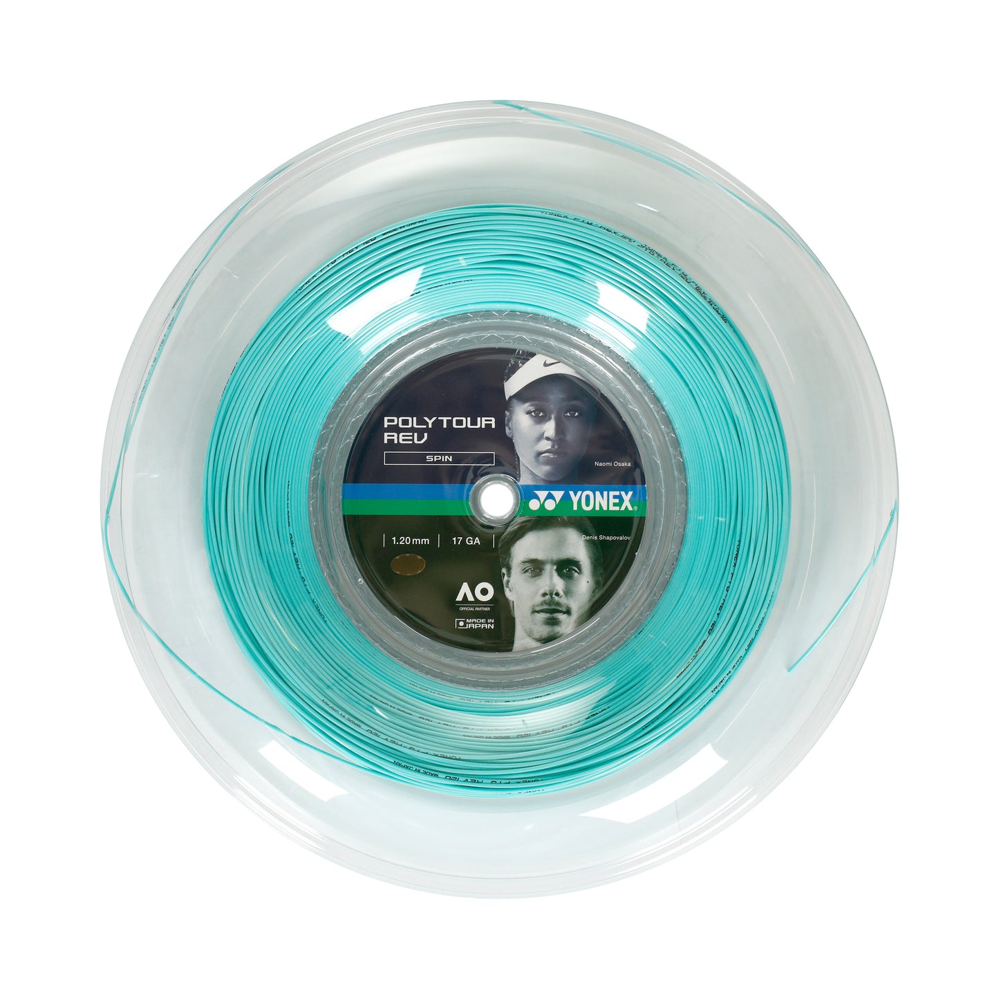 Yonex Poly Tour Rev Strenge,Rulle 200m-Mint Yonex Poly Tour Rev Strenge,Rulle 200m-Mint