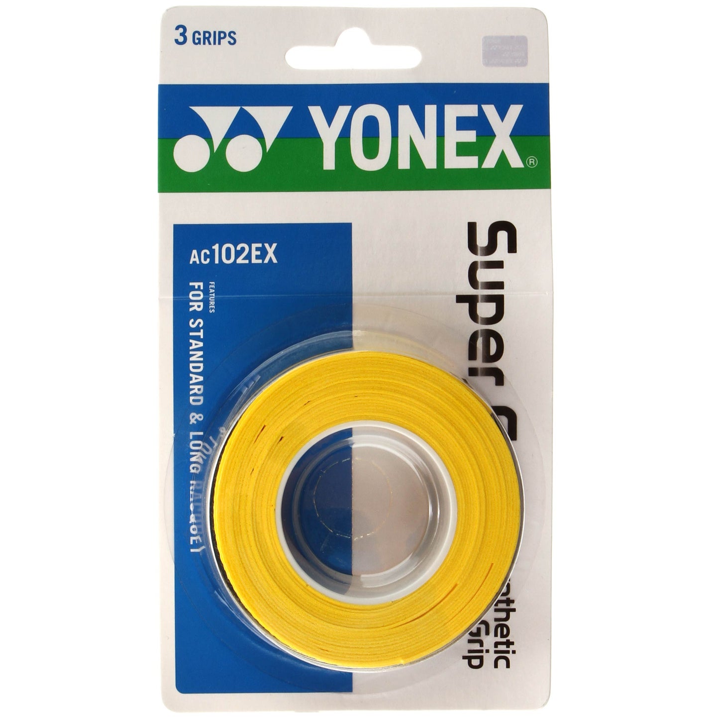 Yonex Super Grap Pakke med 3 - gul Yonex Super Grap Pakke med 3 - gul