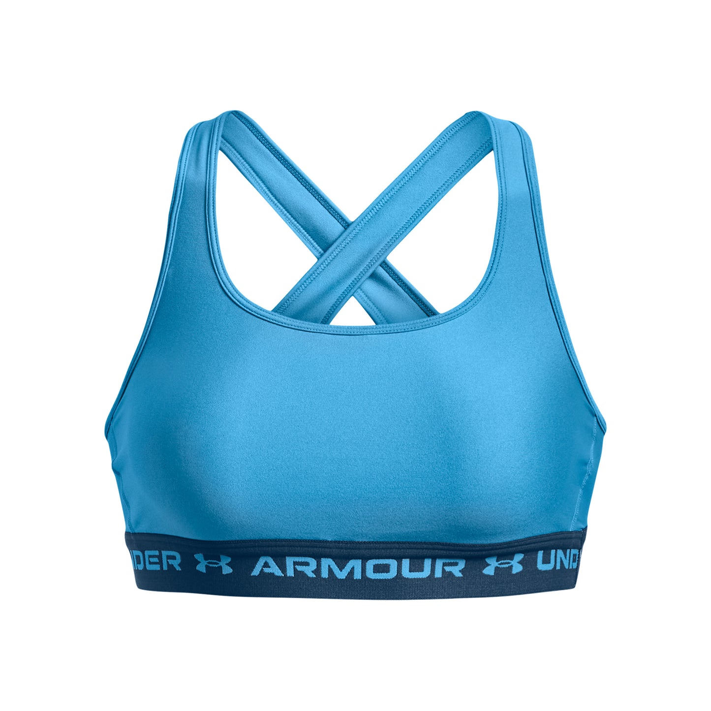 Under Armour Crossback Mid Sports-BH Damer - blå, Under Armour Crossback Mid Sports-BH Damer - blå,