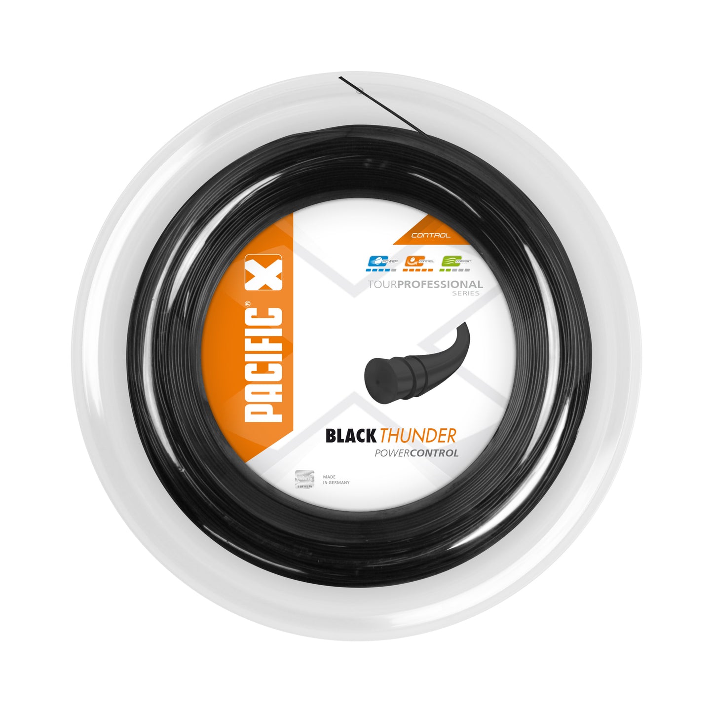 Pacific Black Thunder Strenge,Rulle 200m-Sort Pacific Black Thunder Strenge,Rulle 200m-Sort