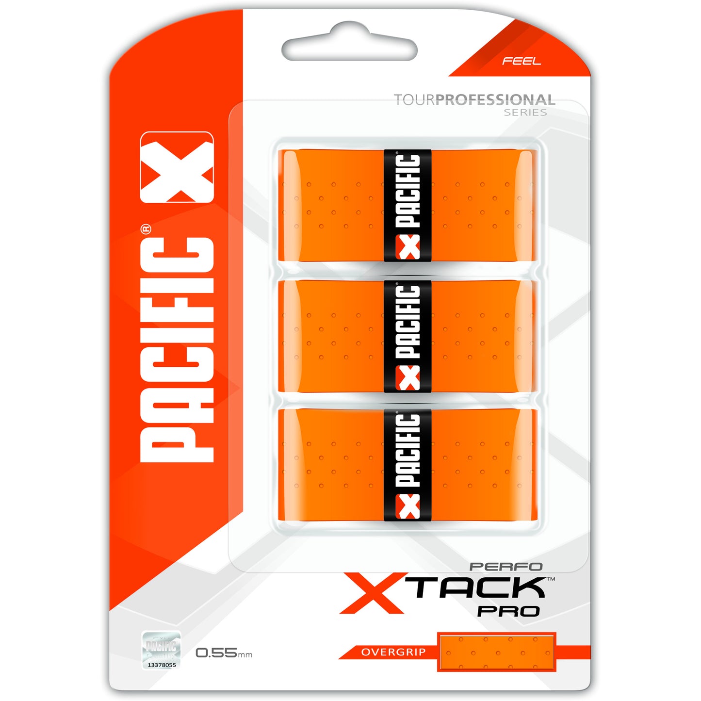 Pacific X Tack Pro Perfo Pakke Med 3-Orange Pacific X Tack Pro Perfo Pakke Med 3-Orange