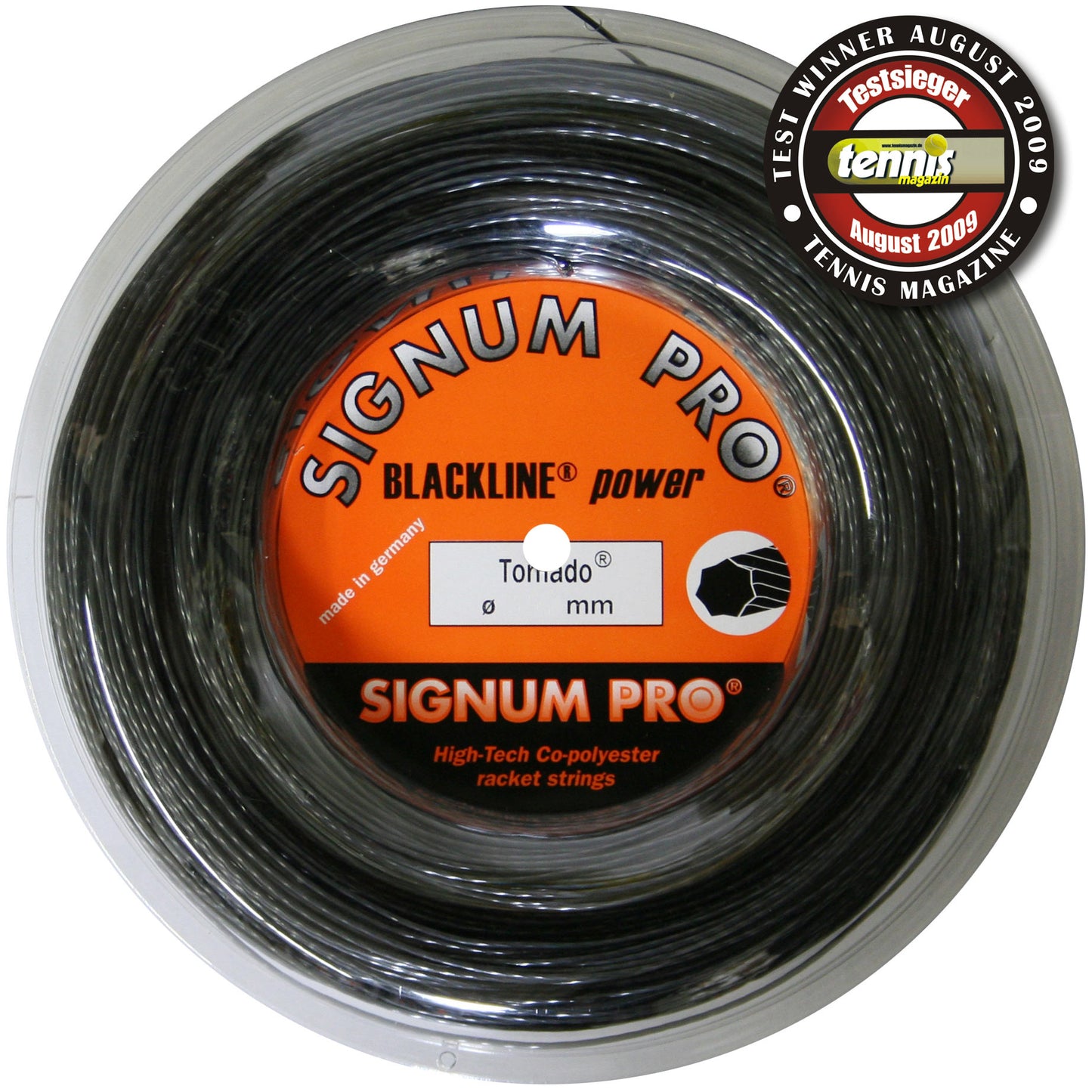 Signum Pro Tornado Strenge,Rulle 200m-Sort Signum Pro Tornado Strenge,Rulle 200m-Sort