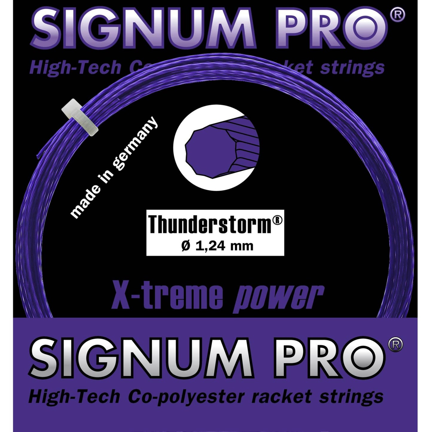 Signum Pro Thunderstorm Violett Strengesæt 12,2m-Lilla Signum Pro Thunderstorm Violett Strengesæt 12,2m-Lilla