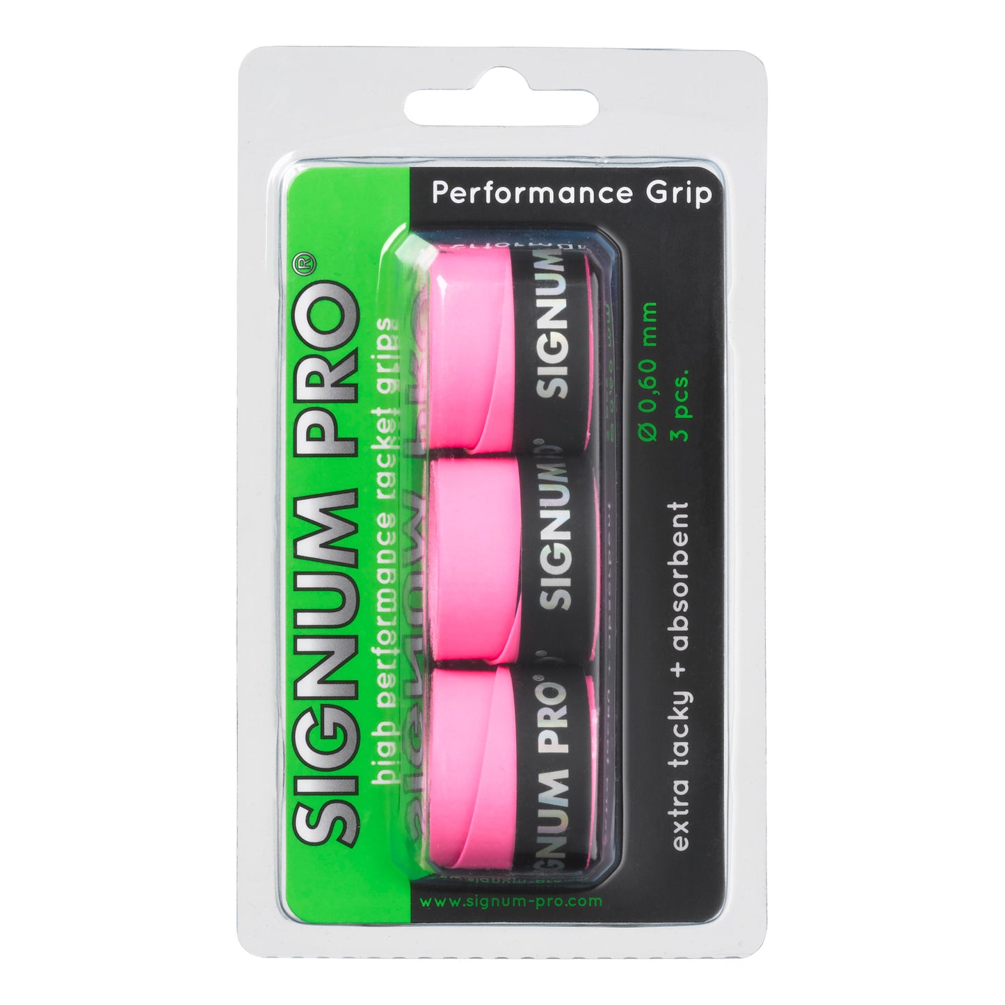 Signum Pro Performance Grip Pakke med 3 - pink Signum Pro Performance Grip Pakke med 3 - pink