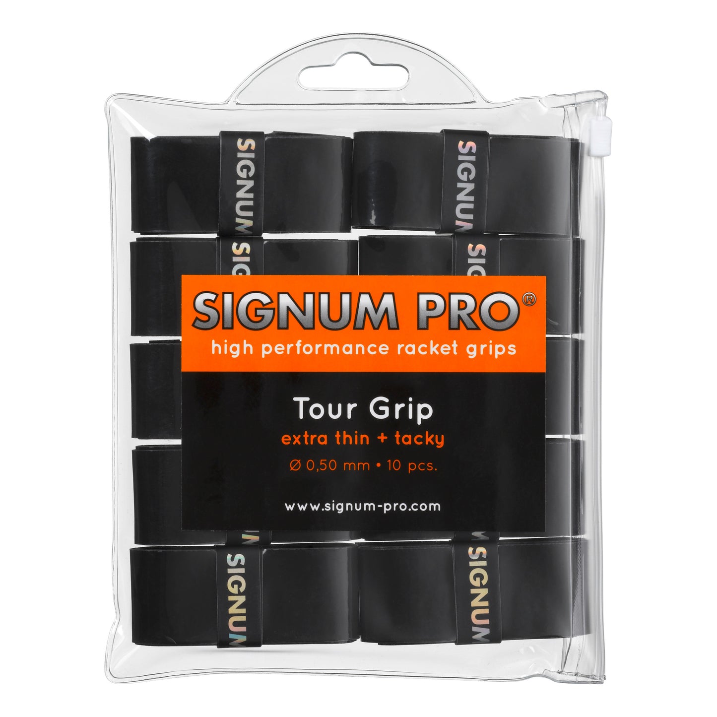 Signum Pro Tour Grip Pakke Med 10-Sort Signum Pro Tour Grip Pakke Med 10-Sort