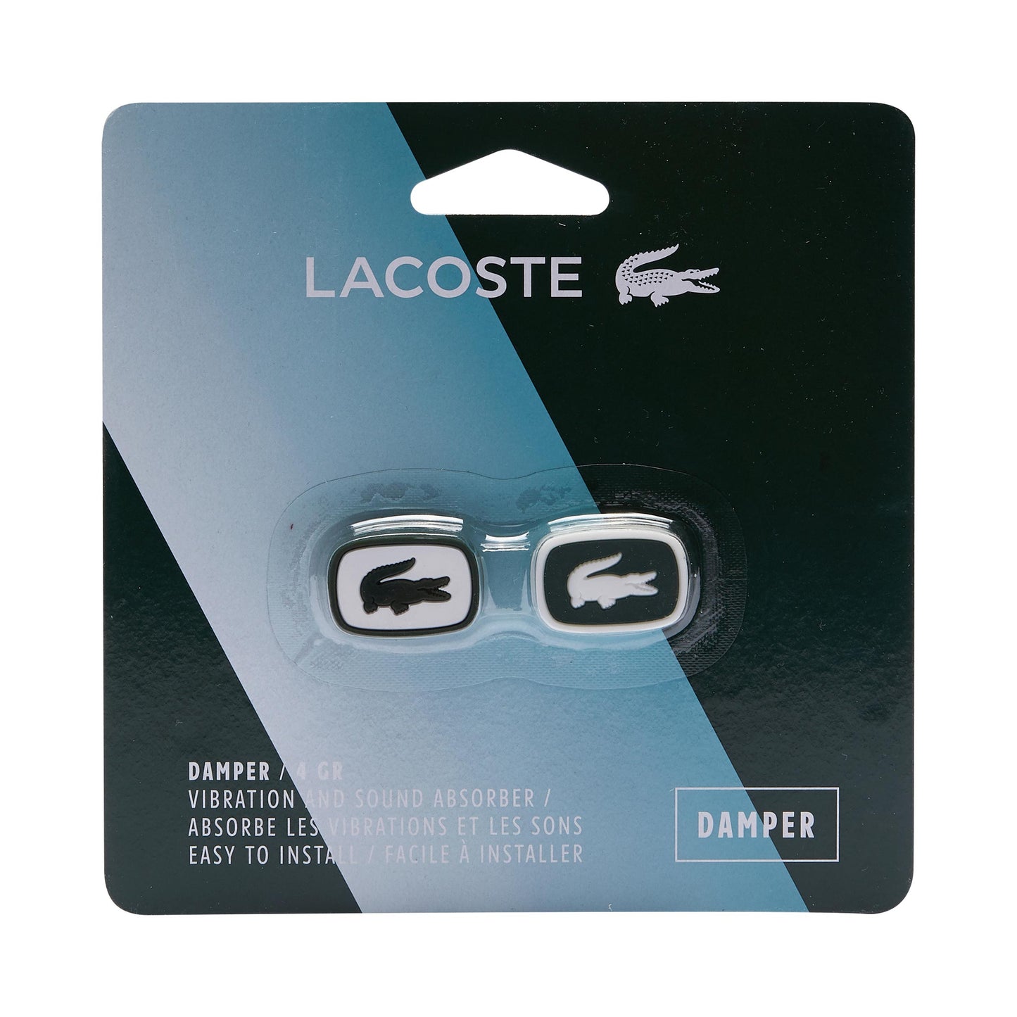 Lacoste Dæmper Pakke med 2 - hvid, grøn Lacoste Dæmper Pakke med 2 - hvid, grøn