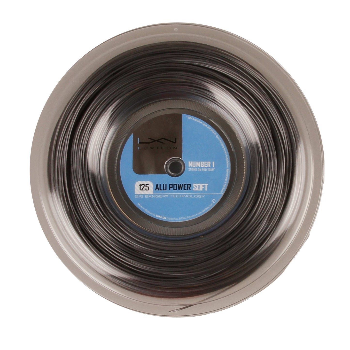 Luxilon Alu Power Soft Strenge,Rulle 200m-Sølv Luxilon Alu Power Soft Strenge,Rulle 200m-Sølv