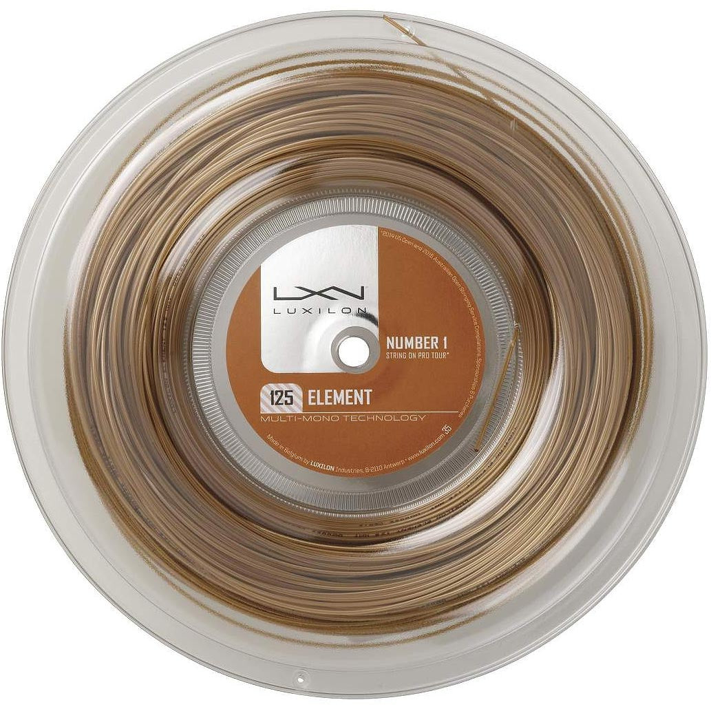 Luxilon Element Bronze Strenge,Rulle 200m-Bronze Luxilon Element Bronze Strenge,Rulle 200m-Bronze
