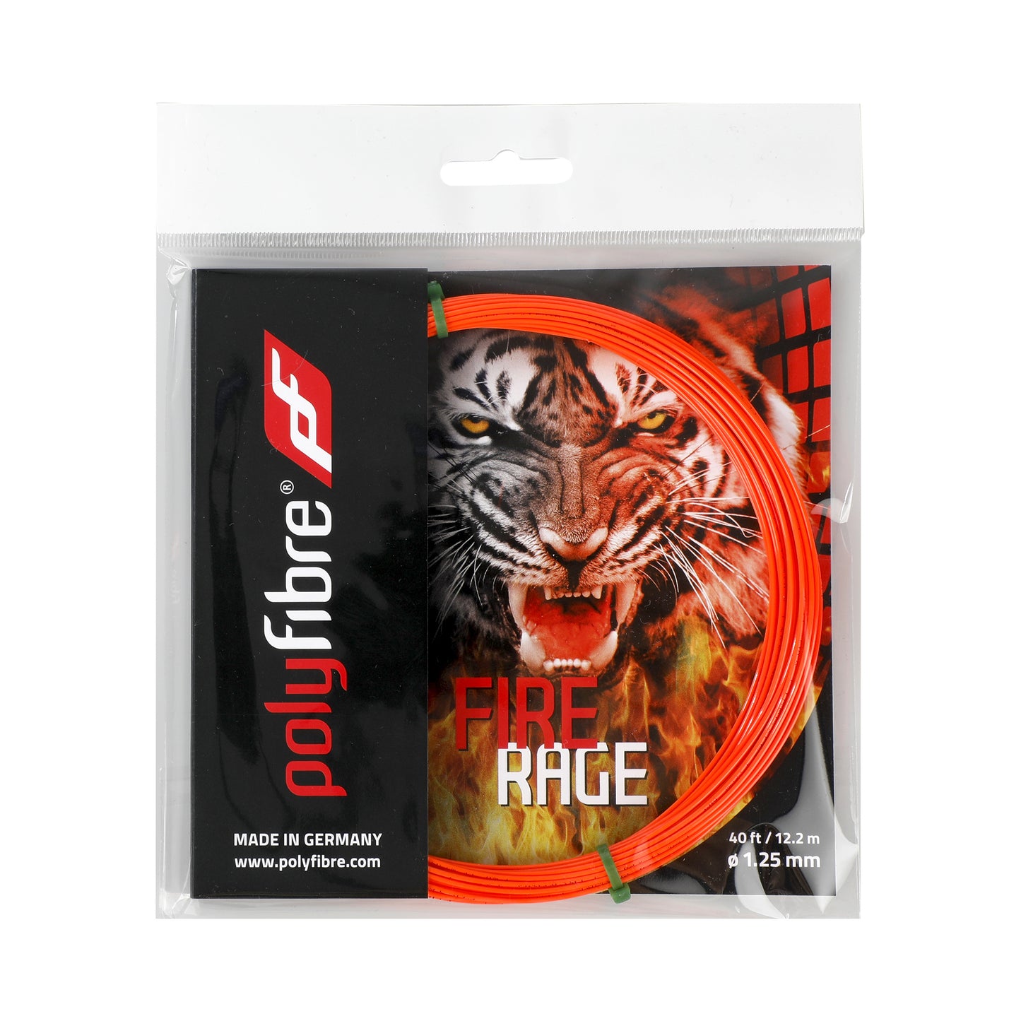 Polyfibre Fire Rage Strengesæt 12,2m-Orange Polyfibre Fire Rage Strengesæt 12,2m-Orange