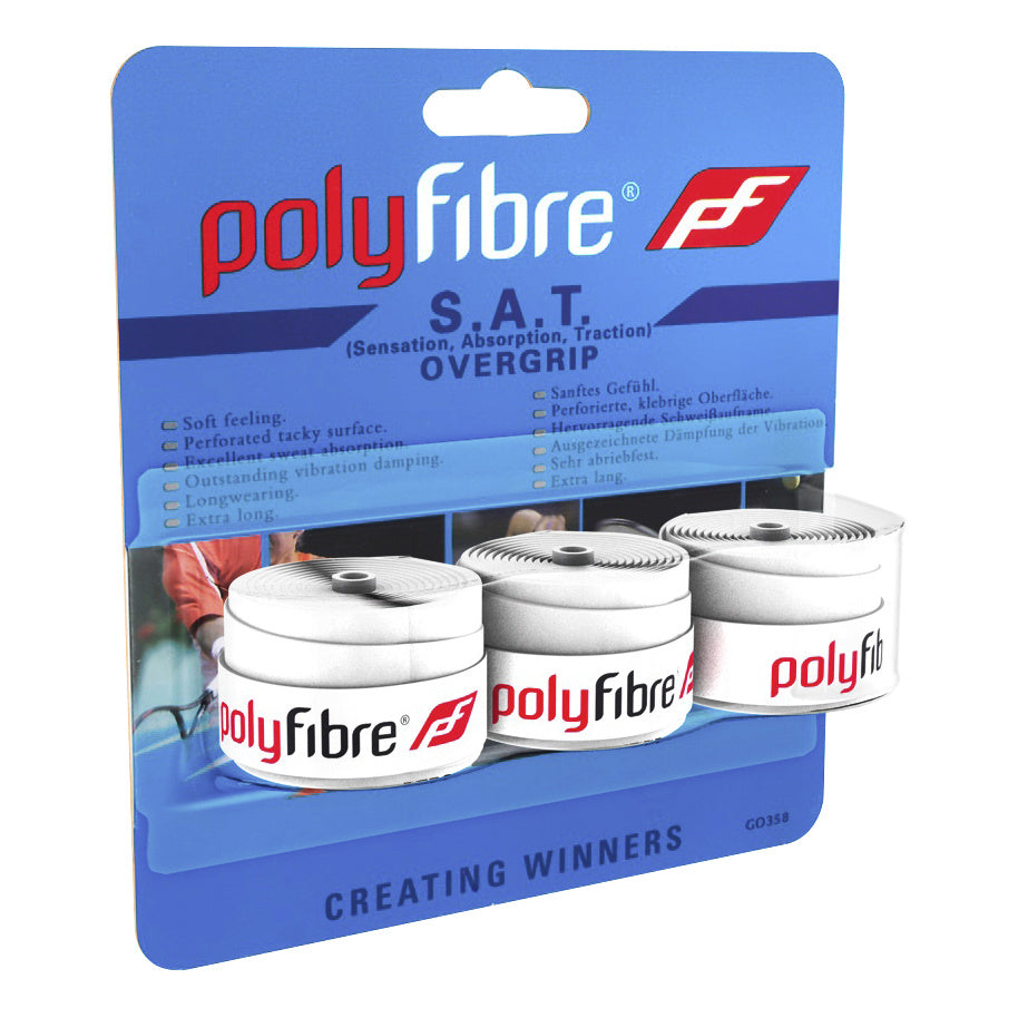 Polyfibre S.A.T. Pakke med 3 - hvid Polyfibre S.A.T. Pakke med 3 - hvid
