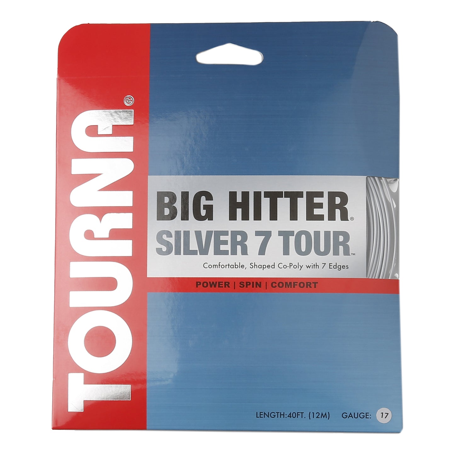 Tourna Silver7 Tour Strengesæt 12m-Sølv Tourna Silver7 Tour Strengesæt 12m-Sølv