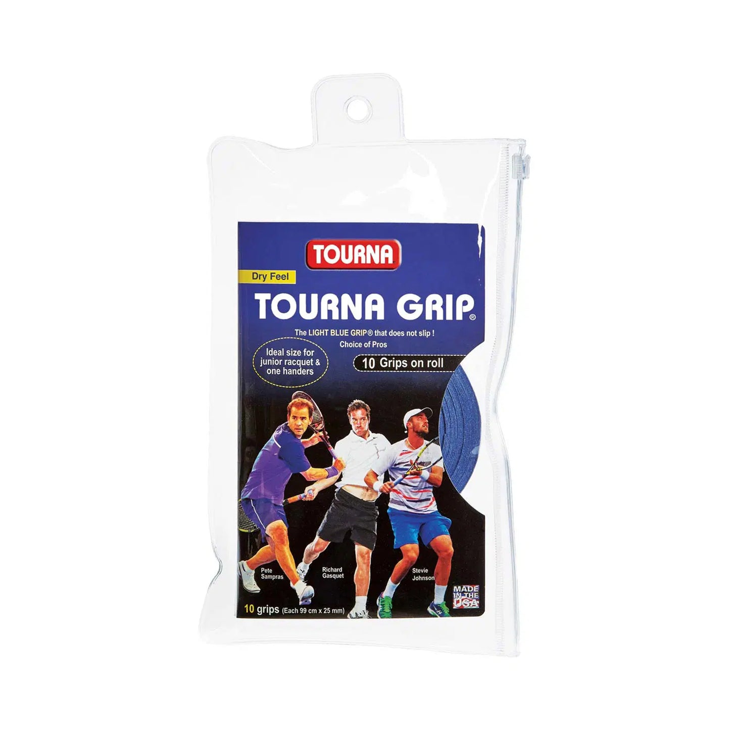 Tourna Grip Standard Pakke Med 10-Blå Tourna Grip Standard Pakke Med 10-Blå