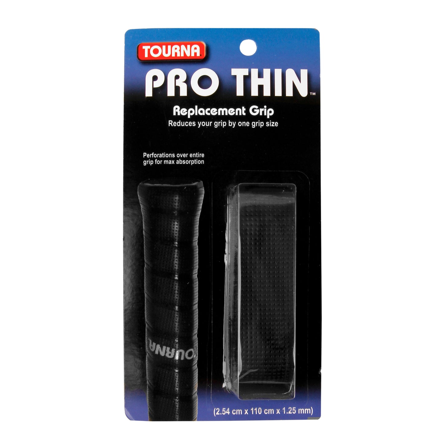 Tourna Pro Thin Grip Pakke Med 1-Sort Tourna Pro Thin Grip Pakke Med 1-Sort