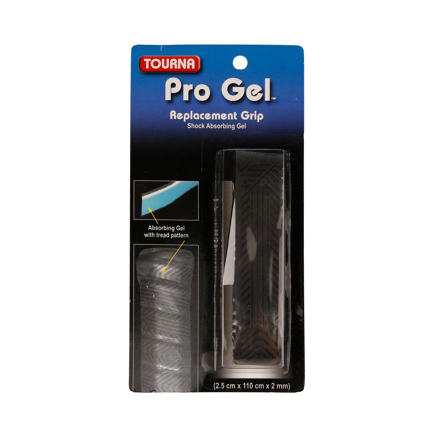 Tourna Pro Gel Pakke Med 1-Sort Tourna Pro Gel Pakke Med 1-Sort