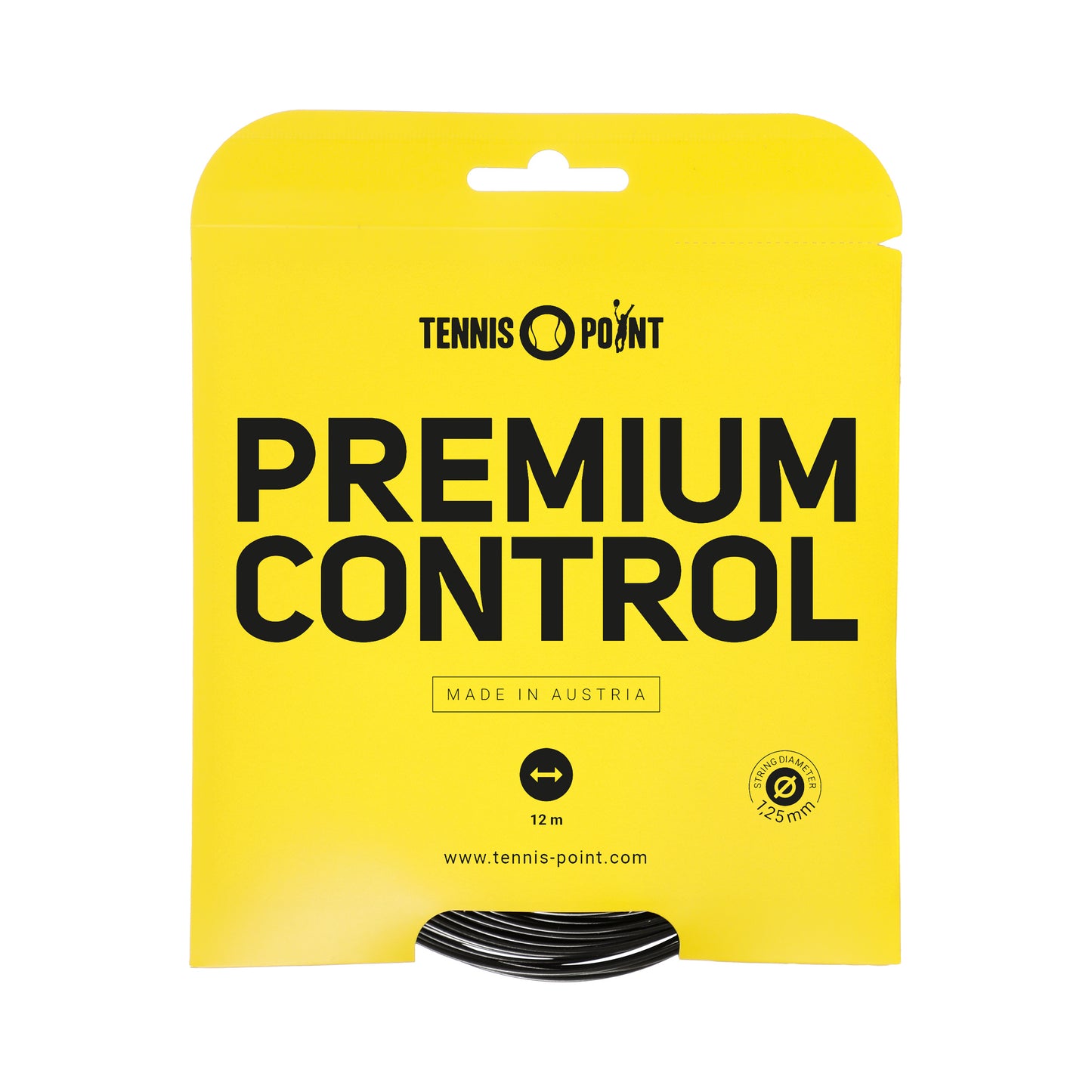 Tennis-Point Premium Control Strengesæt 12m-Sort Tennis-Point Premium Control Strengesæt 12m-Sort