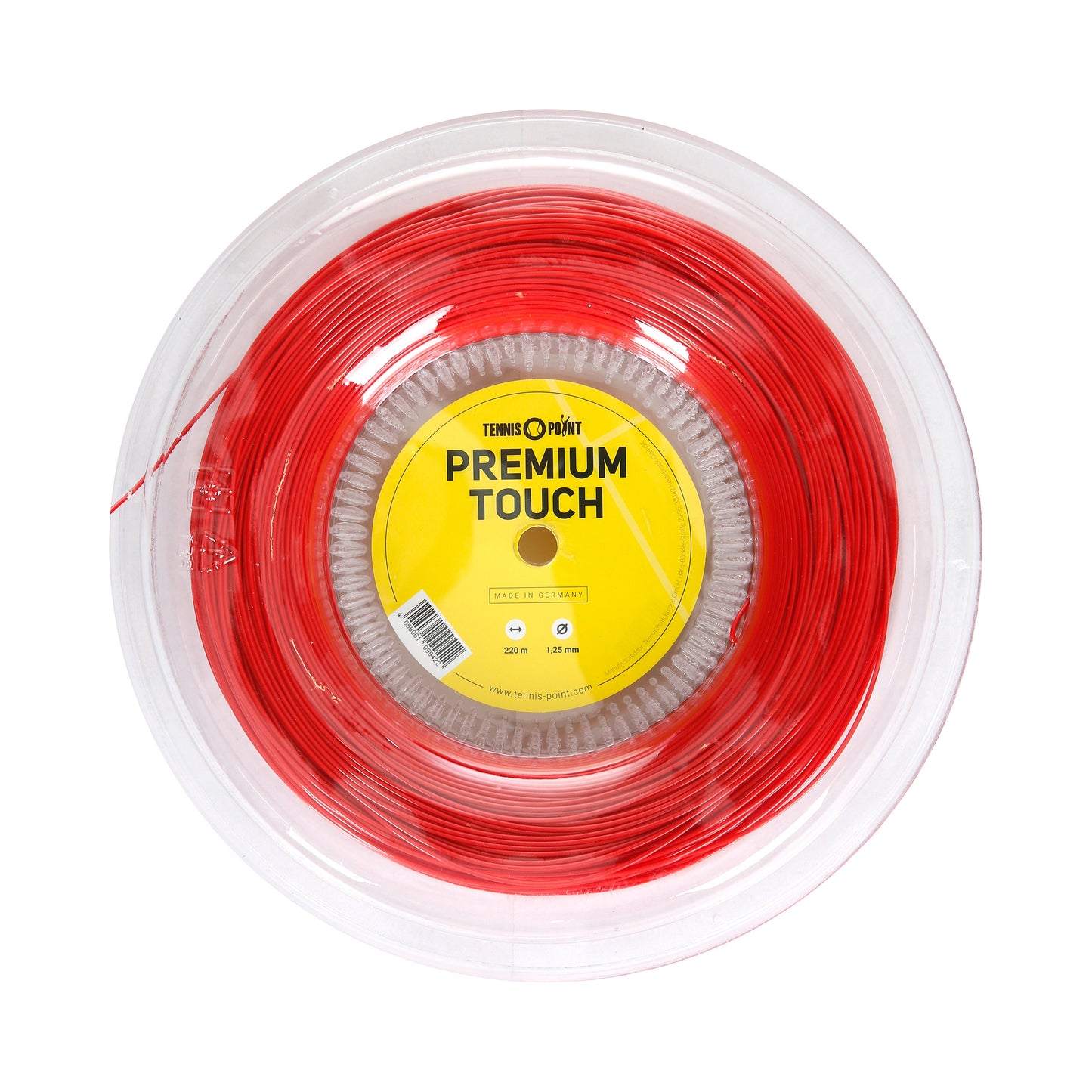 Tennis-Point Premium Touch Strenge,Rulle 220m-Rød Tennis-Point Premium Touch Strenge,Rulle 220m-Rød