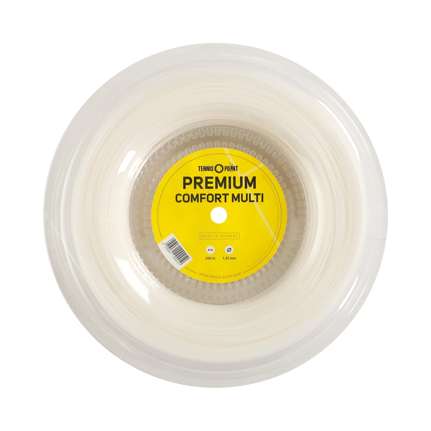 Tennis-Point Premium Comfort Multi Strenge,Rulle 200m-Hvid Tennis-Point Premium Comfort Multi Strenge,Rulle 200m-Hvid