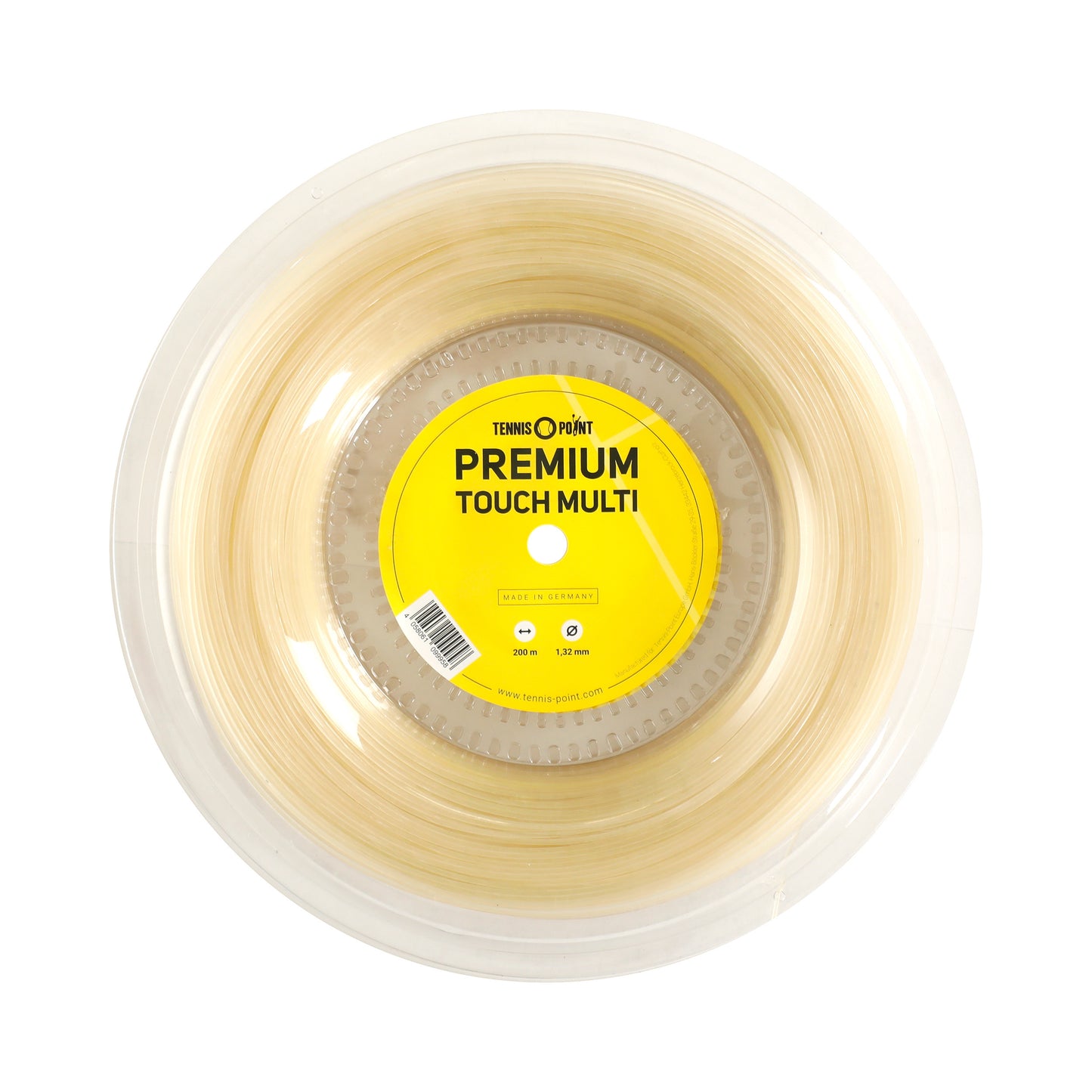 Tennis-Point Premium Touch Multi Strenge,Rulle 200m-Naturfarvet Tennis-Point Premium Touch Multi Strenge,Rulle 200m-Naturfarvet