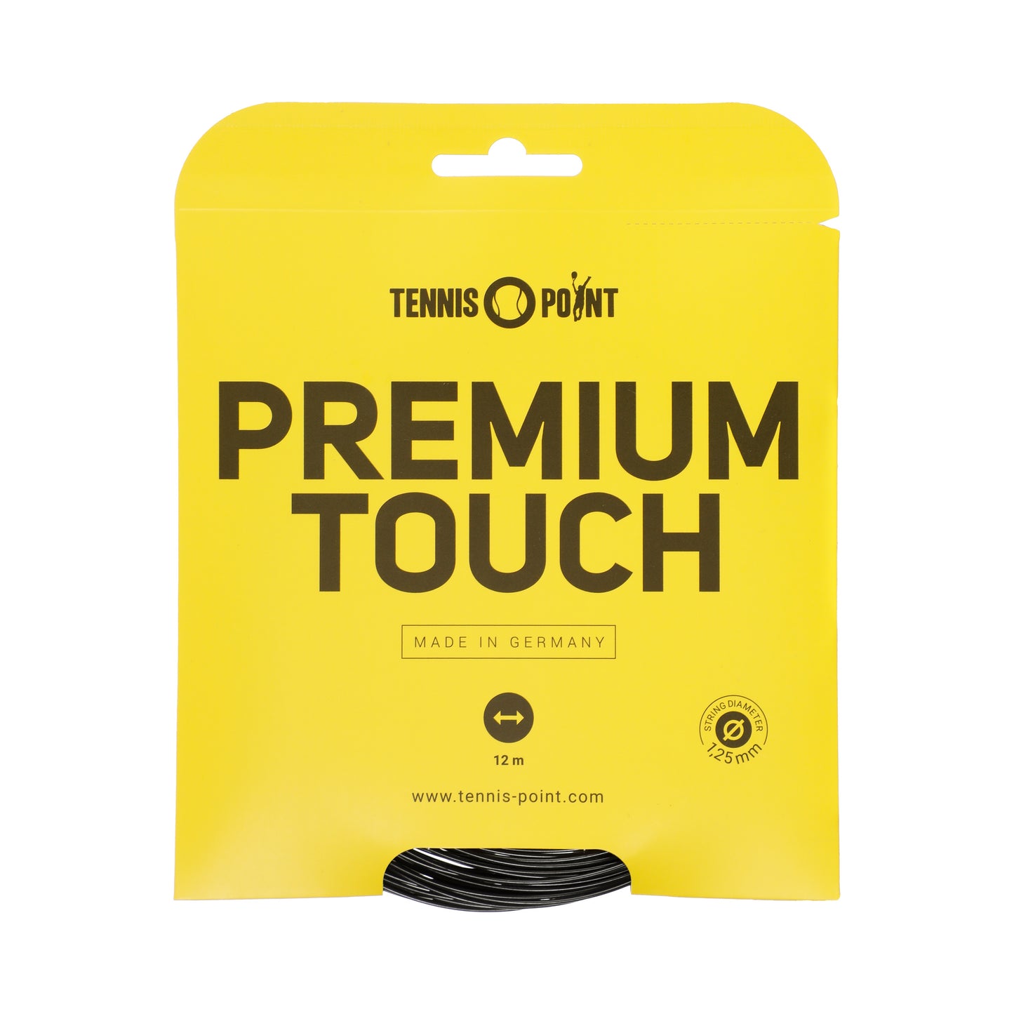 Tennis-Point Premium Touch Strengesæt 12m-Sort Tennis-Point Premium Touch Strengesæt 12m-Sort