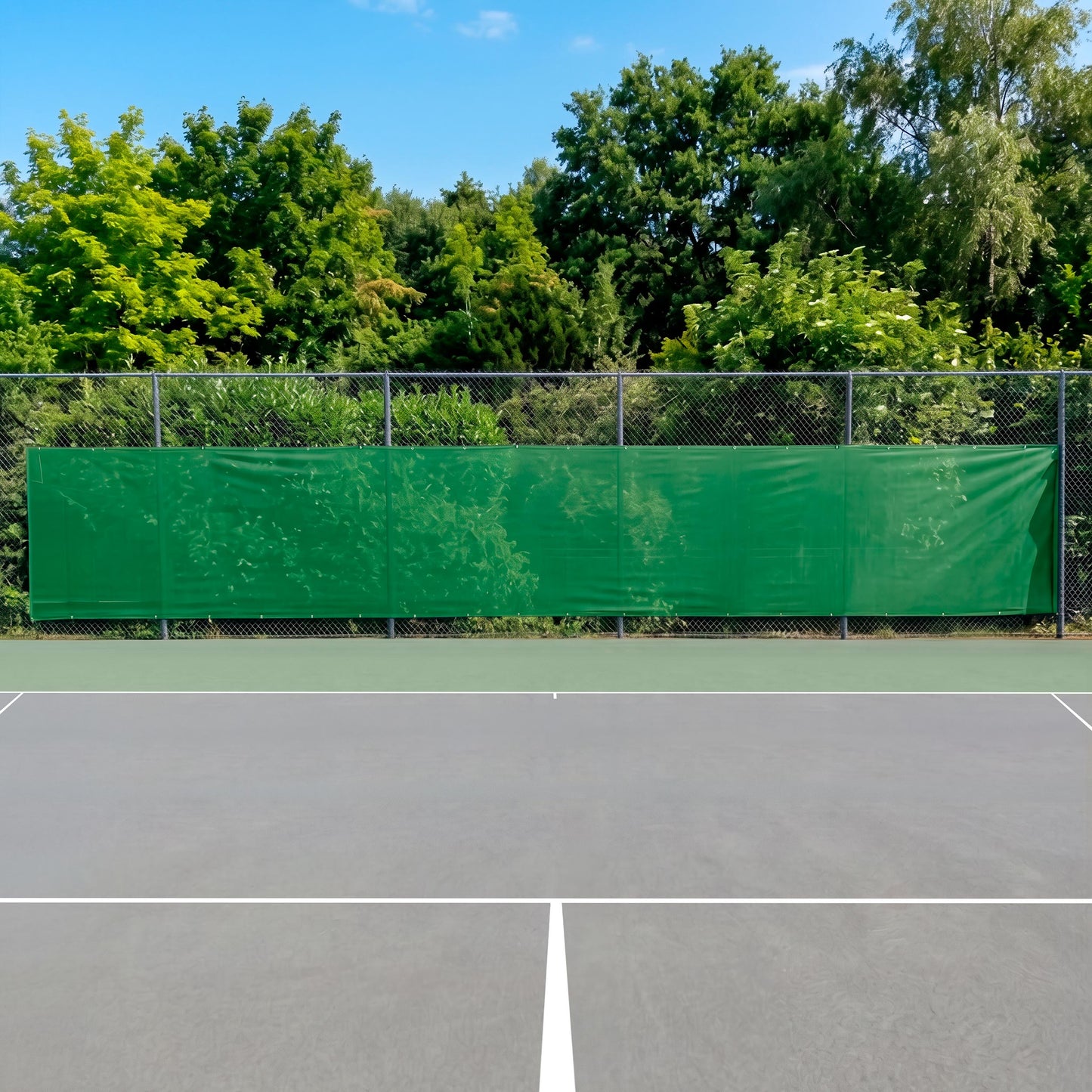 Tennis-Point Blanko 12x2m Afskærmning-Grøn Tennis-Point Blanko 12x2m Afskærmning-Grøn