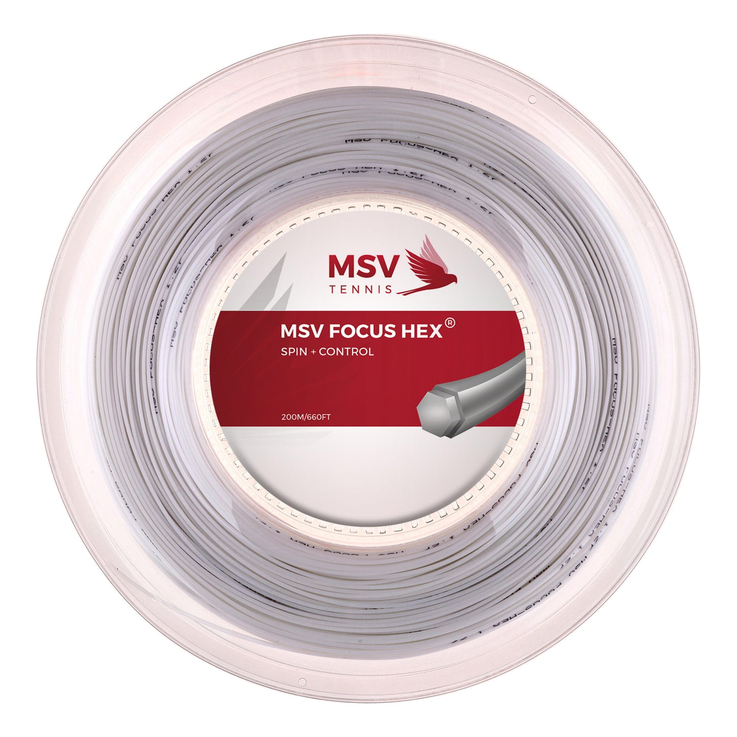 MSV Focus-HEX Strenge,Rulle 200m-Hvid MSV Focus-HEX Strenge,Rulle 200m-Hvid
