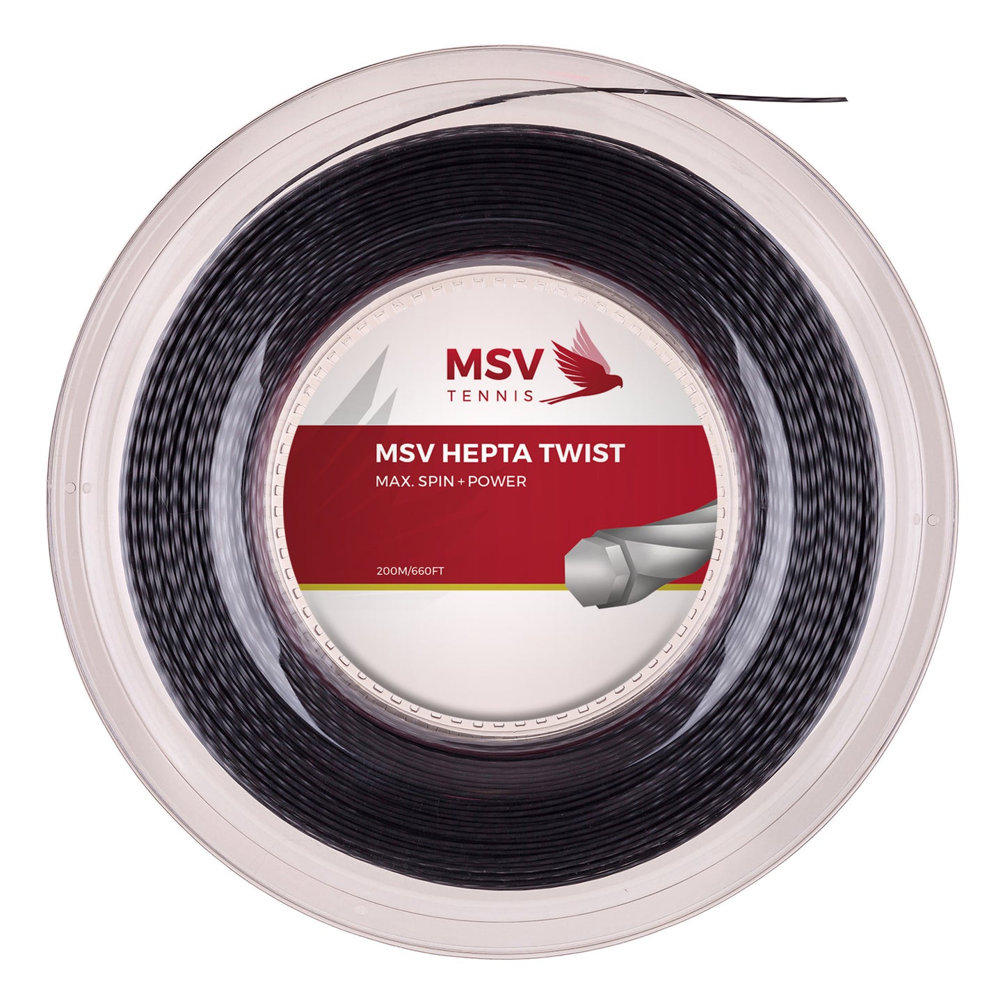 MSV Hepta-Twist Strenge,Rulle 200m-Antracit MSV Hepta-Twist Strenge,Rulle 200m-Antracit