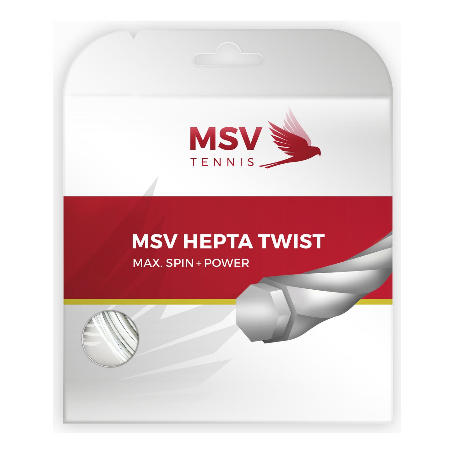 MSV Hepta-Twist Strengesæt 12m-Hvid MSV Hepta-Twist Strengesæt 12m-Hvid