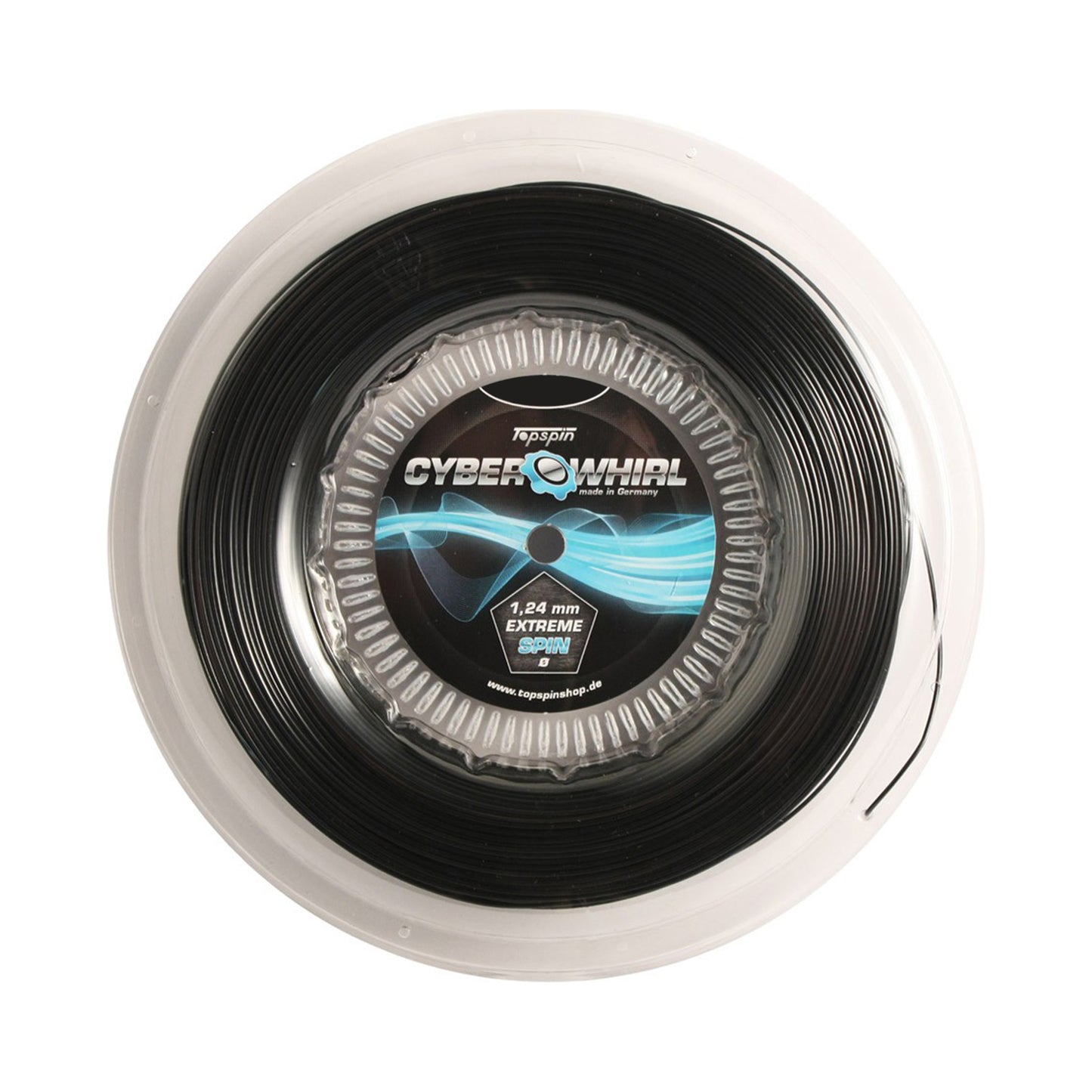 Topspin Cyber Whirl Strenge, rulle 110m - sort Topspin Cyber Whirl Strenge, rulle 110m - sort