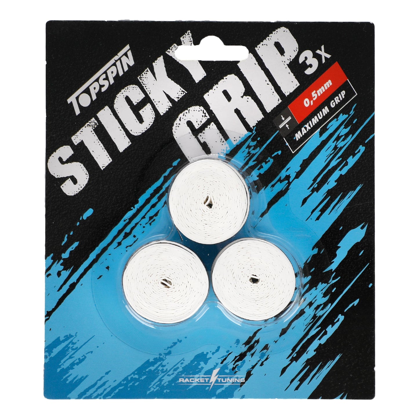 Topspin Sticky Grip Pakke Med 3-Hvid Topspin Sticky Grip Pakke Med 3-Hvid
