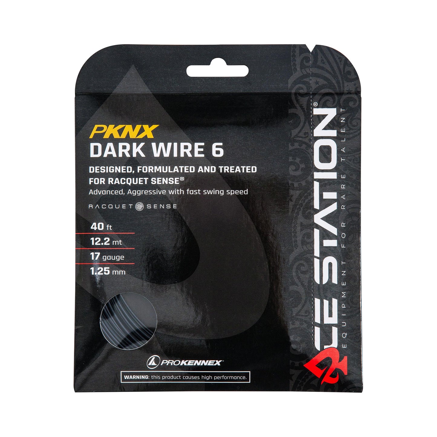 PROKENNEX Dark Wire 6 Strengesæt 12,2m-Sort PROKENNEX Dark Wire 6 Strengesæt 12,2m-Sort
